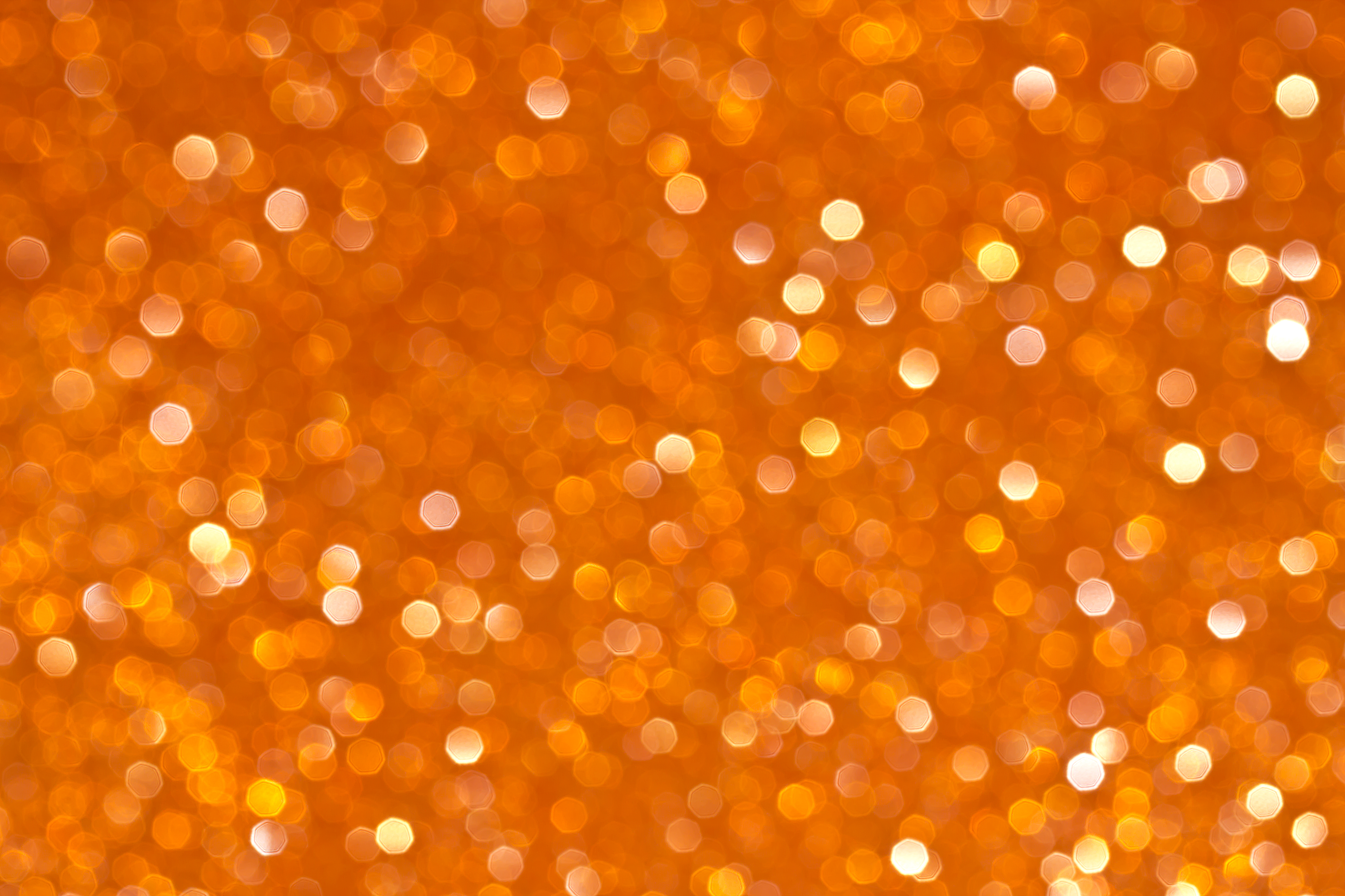 Скачать обои бесплатно Оранжевый, Боке, Блеск, Блики, Текстуры картинка на рабочий стол ПК