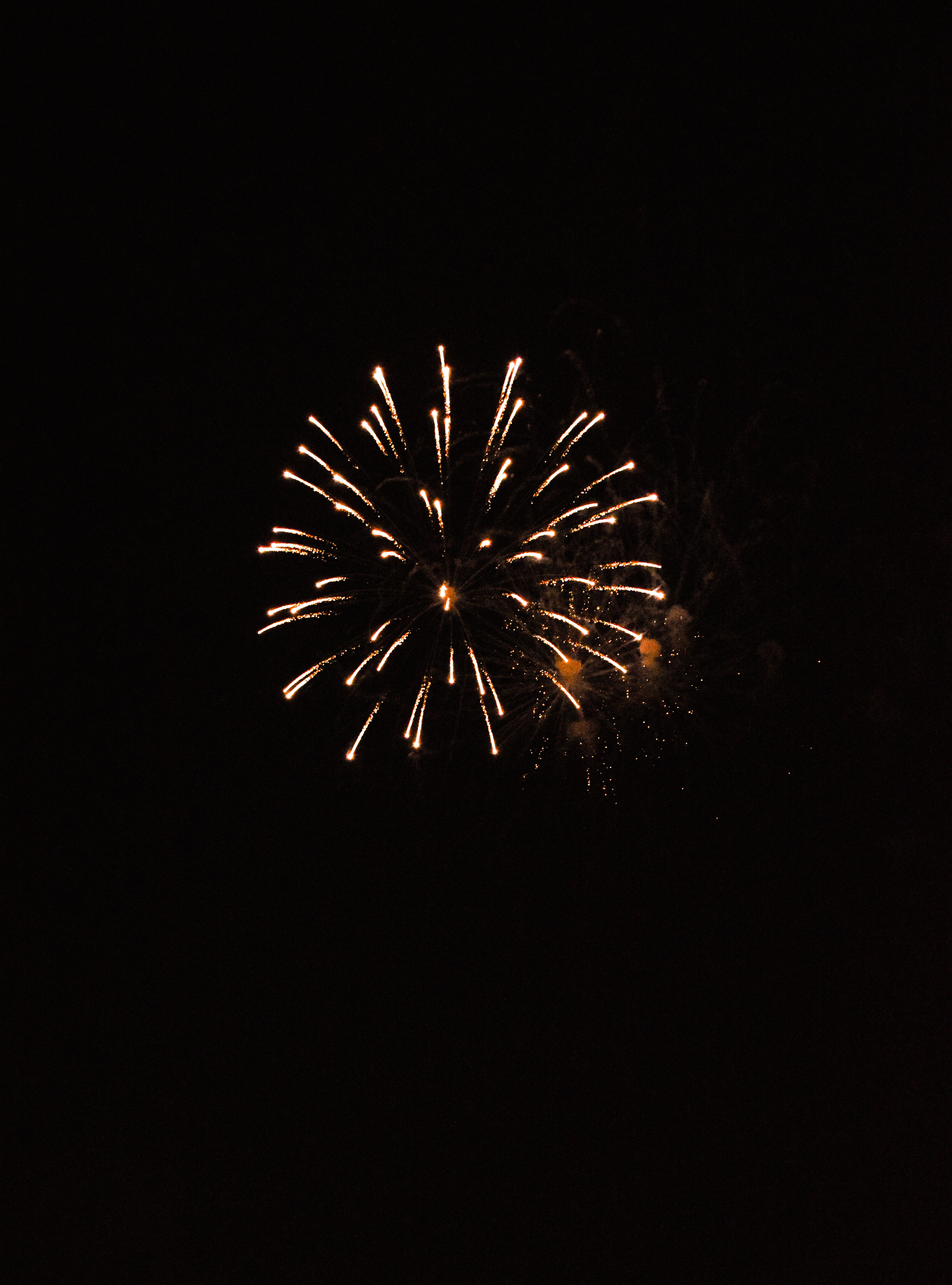 fireworks, dark, night, holidays, sky, sparks, firework Phone Background