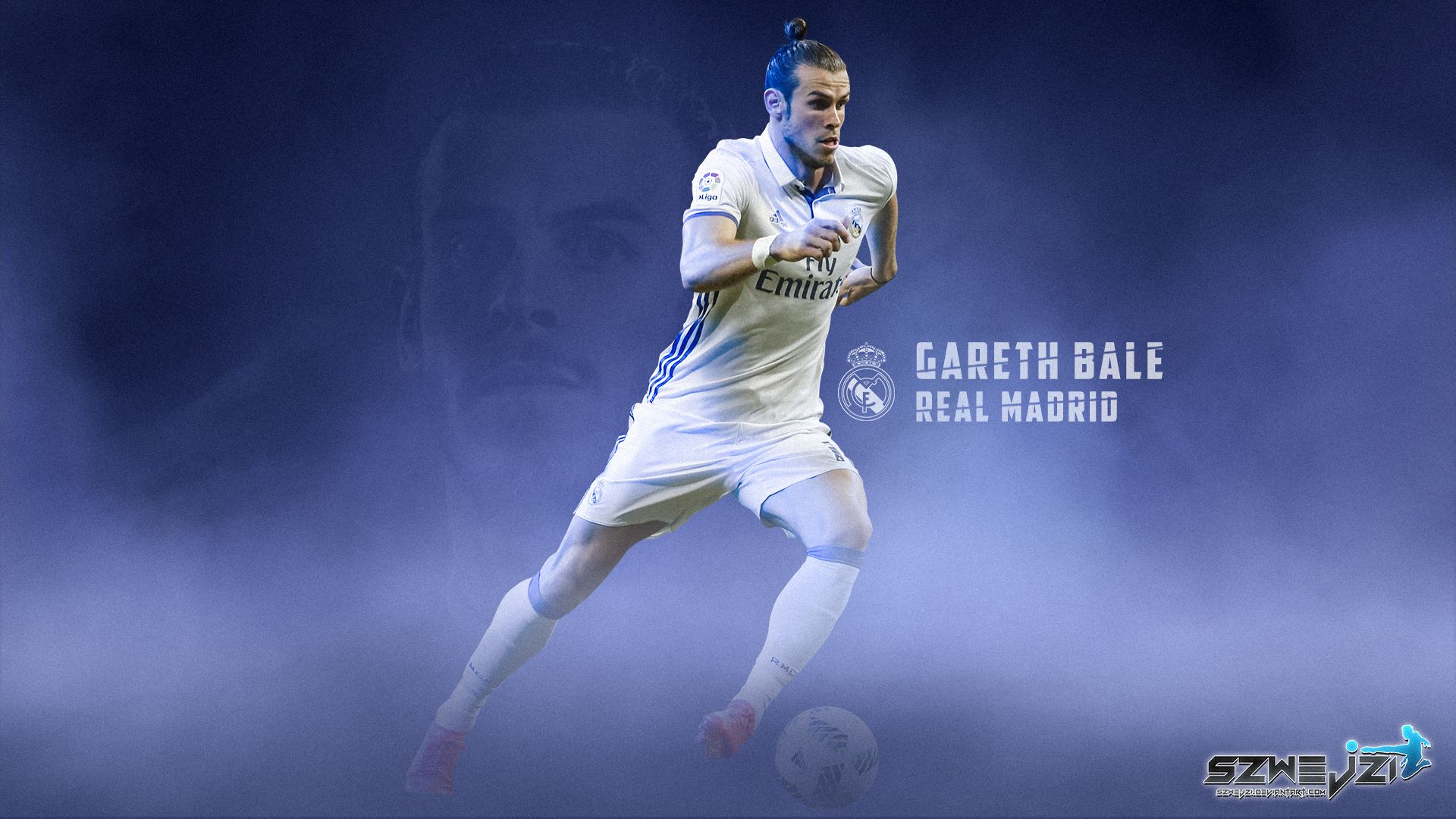 Download mobile wallpaper Sports, Soccer, Real Madrid C F, Gareth Bale for free.