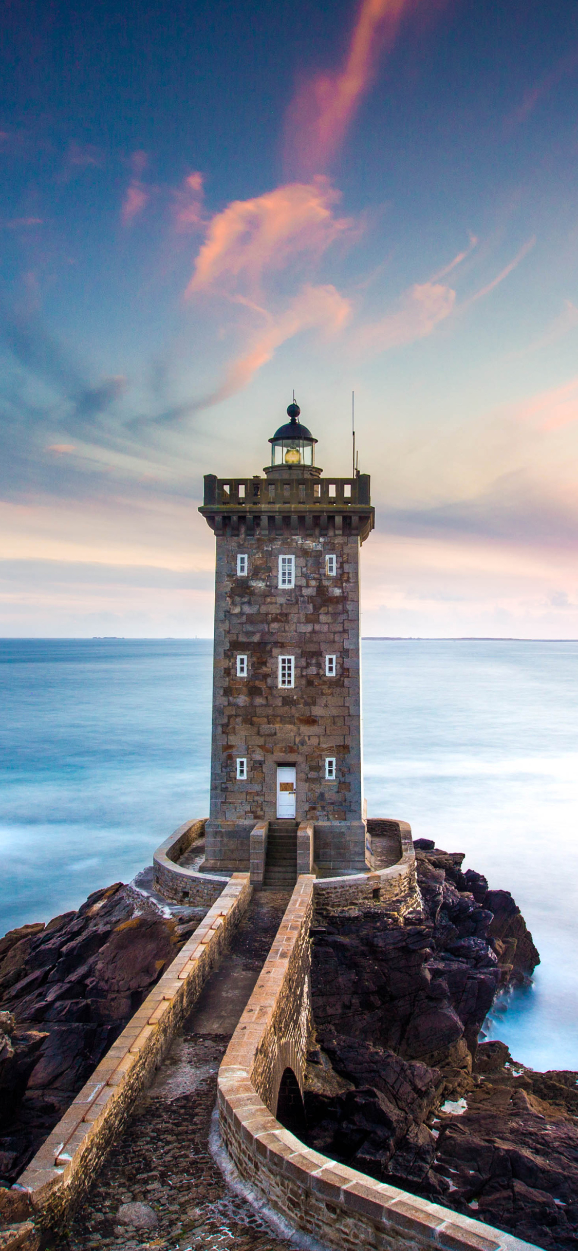 Descarga gratuita de fondo de pantalla para móvil de Mar, Horizonte, Faro, Hecho Por El Hombre.