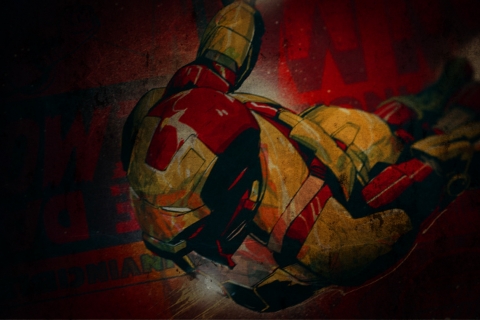 Handy-Wallpaper Iron Man, Comics kostenlos herunterladen.