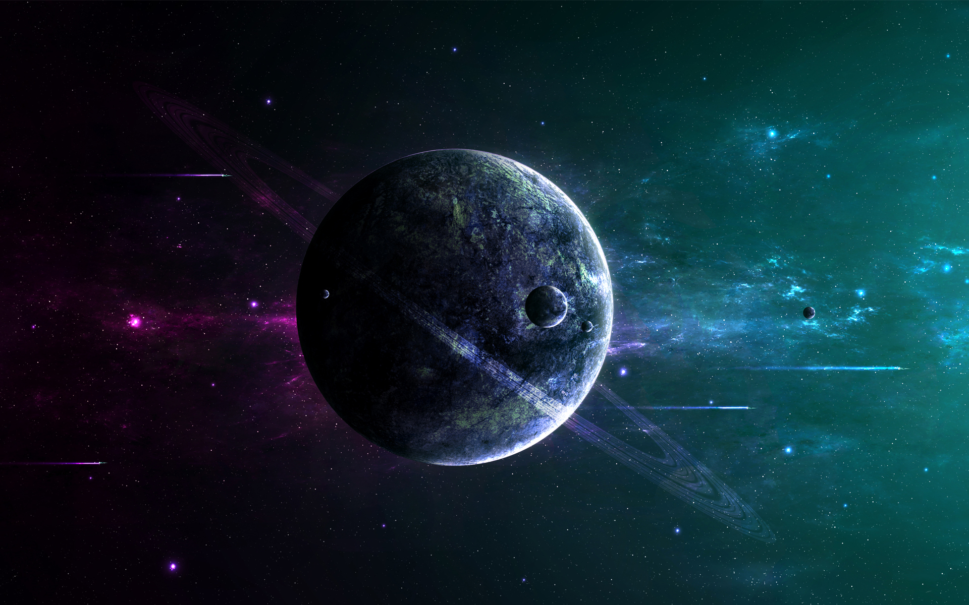 Téléchargez gratuitement l'image Anneau Planétaire, Science Fiction sur le bureau de votre PC