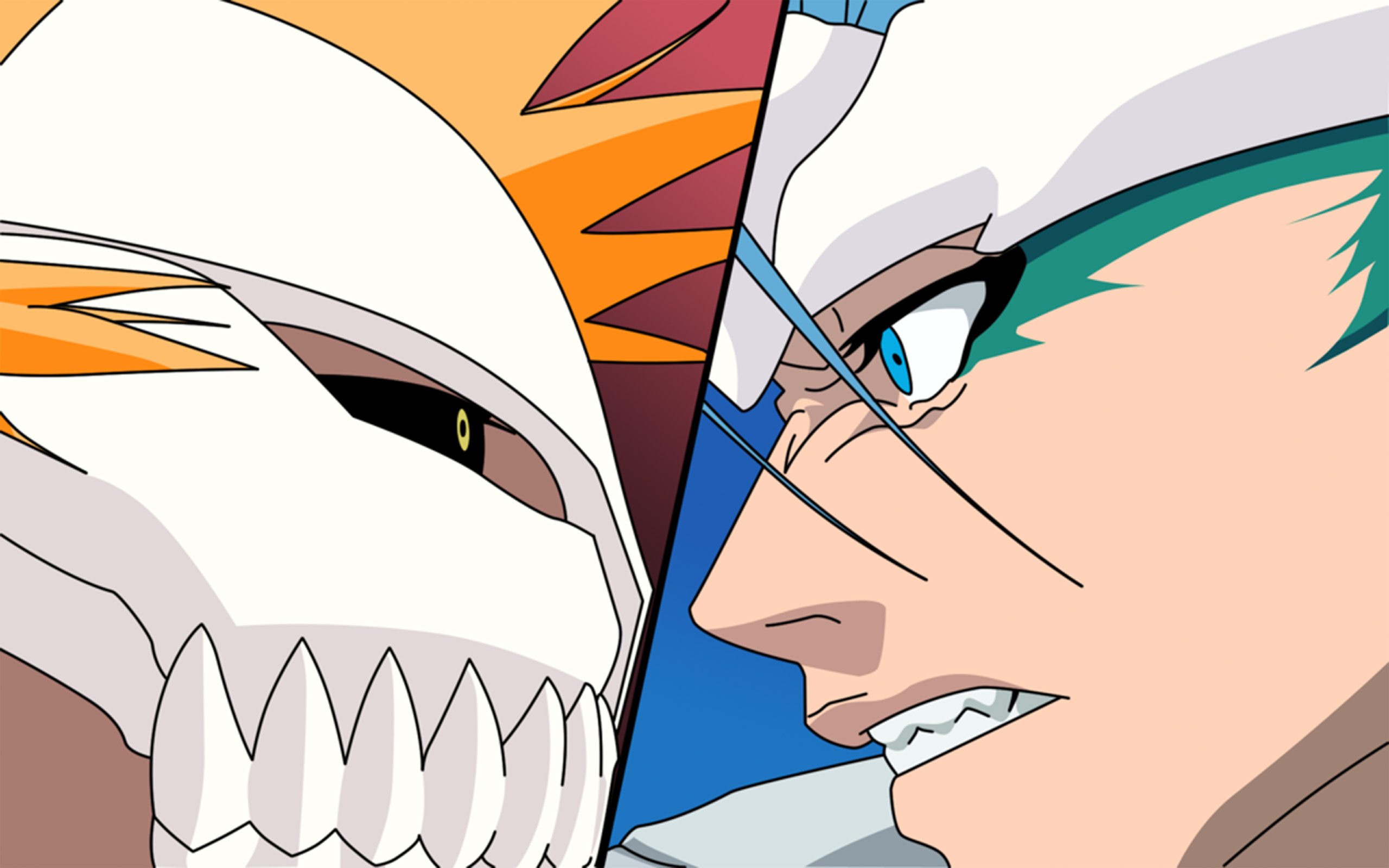 Download mobile wallpaper Anime, Bleach, Ichigo Kurosaki, Grimmjow Jaegerjaquez for free.