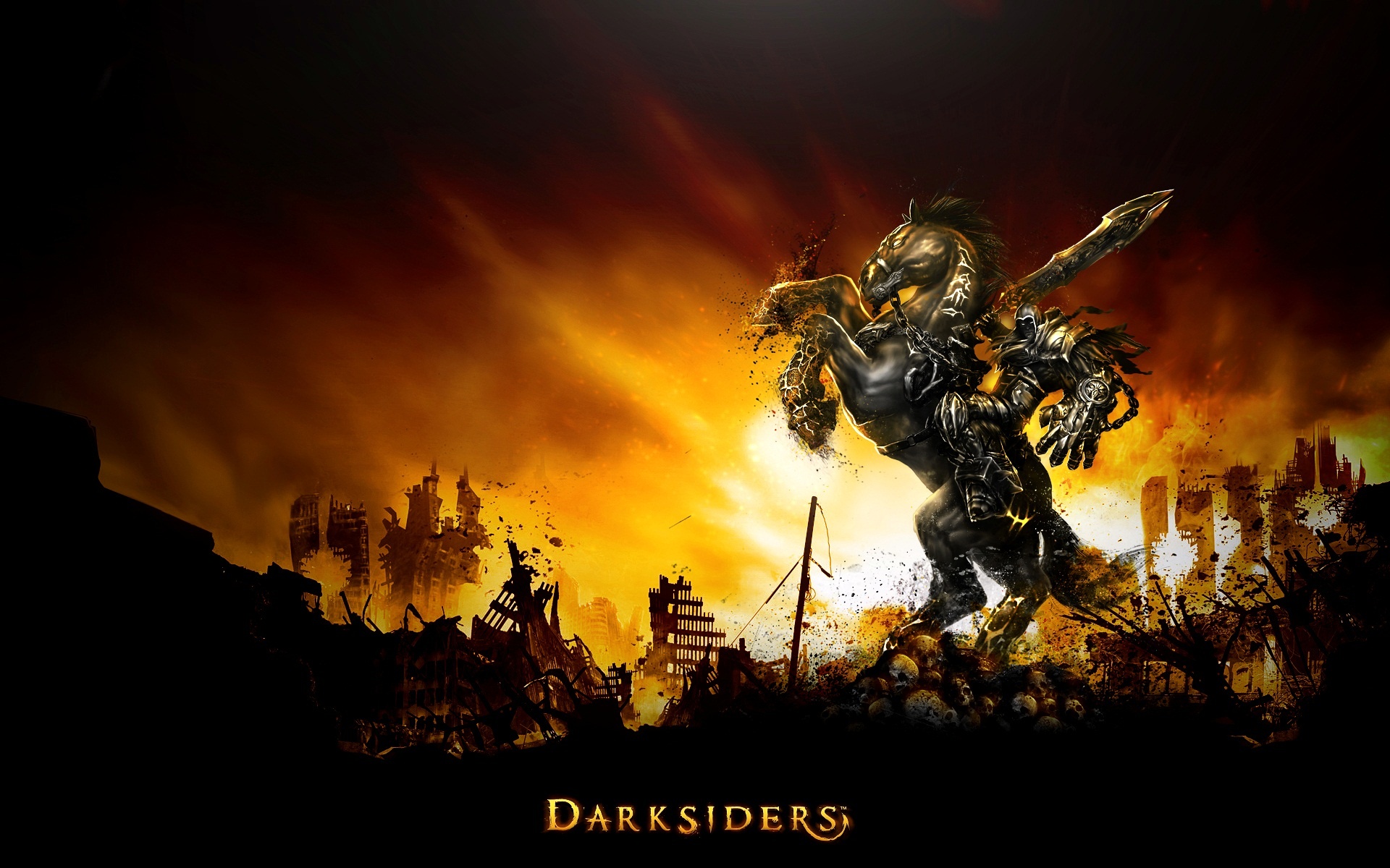 Laden Sie das Computerspiele, Darksiders-Bild kostenlos auf Ihren PC-Desktop herunter