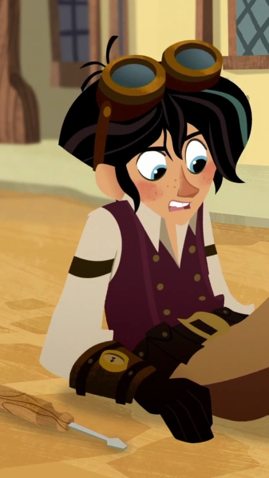 tv show, tangled: the series, varian (tangled), goggles, blue eyes, tangled