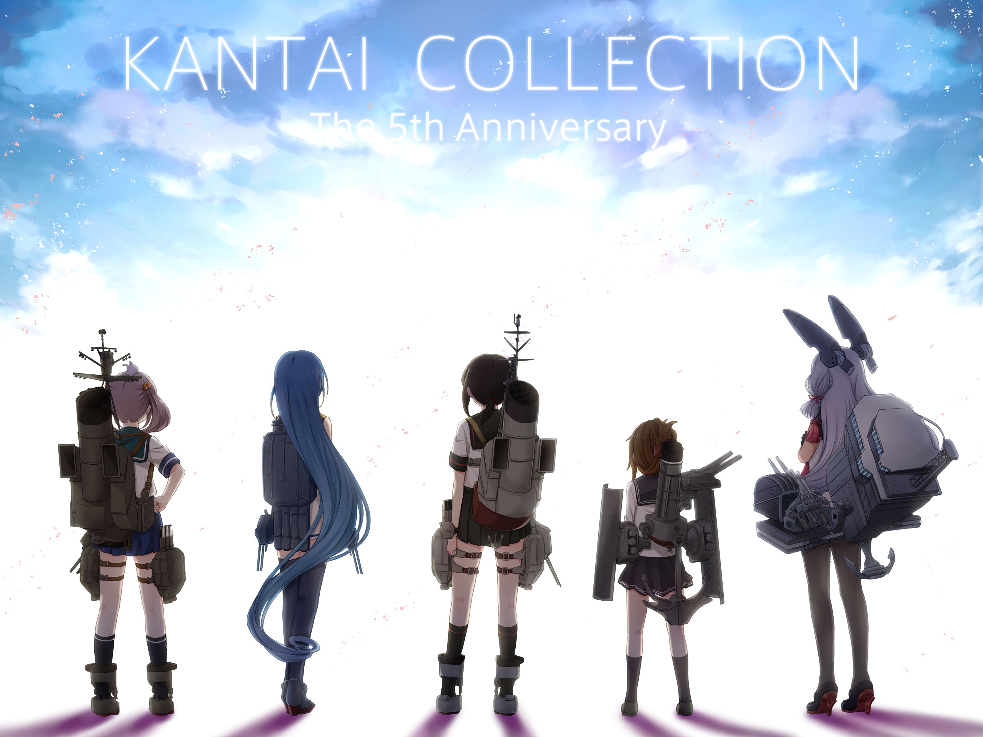 anime, kantai collection, fubuki (kancolle), inazuma (kancolle), murakumo (kancolle), samidare (kancolle), sazanami (kancolle)
