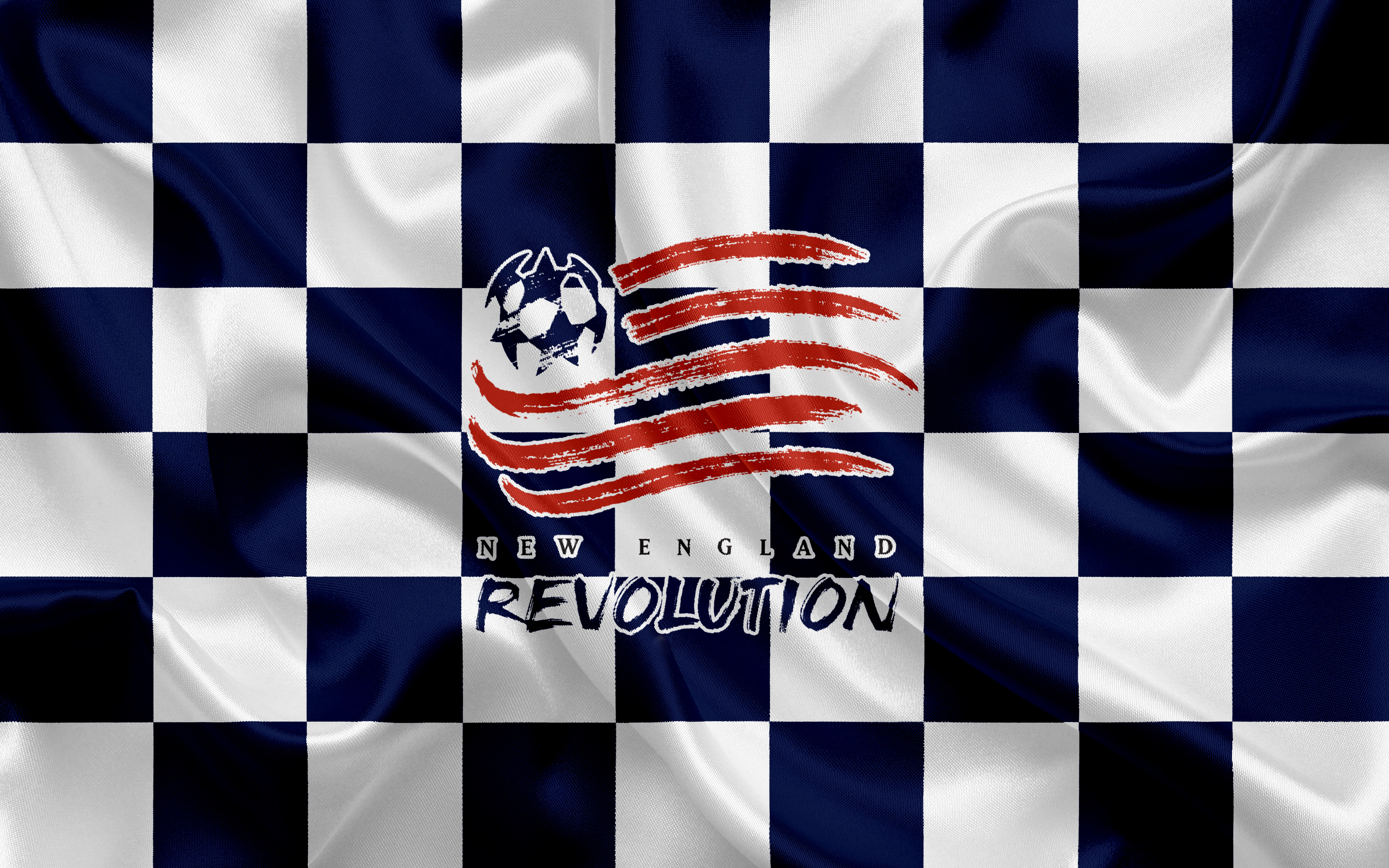 Скачати мобільні шпалери Спорт, Футбол, Логотип, Mls, Революція Нової Англії безкоштовно.