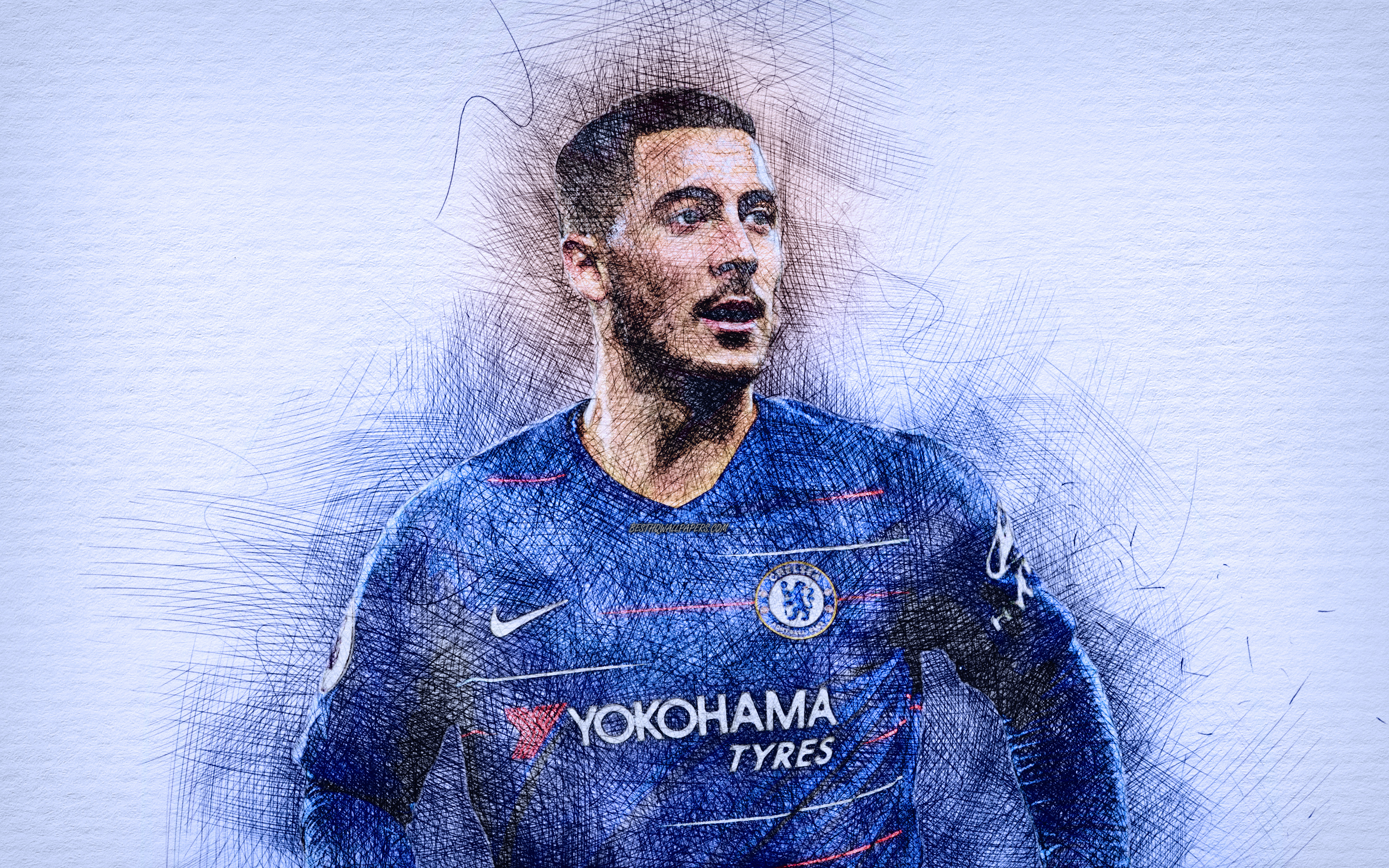 Laden Sie das Sport, Fußball, Belgier, Chelsea Fc, Eden Hazard-Bild kostenlos auf Ihren PC-Desktop herunter
