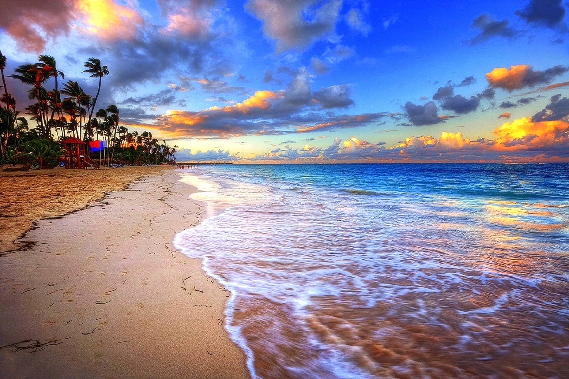 Baixe gratuitamente a imagem Pôr Do Sol, Céu, Praia, Oceano, Terra, Nuvem, Fotografia na área de trabalho do seu PC