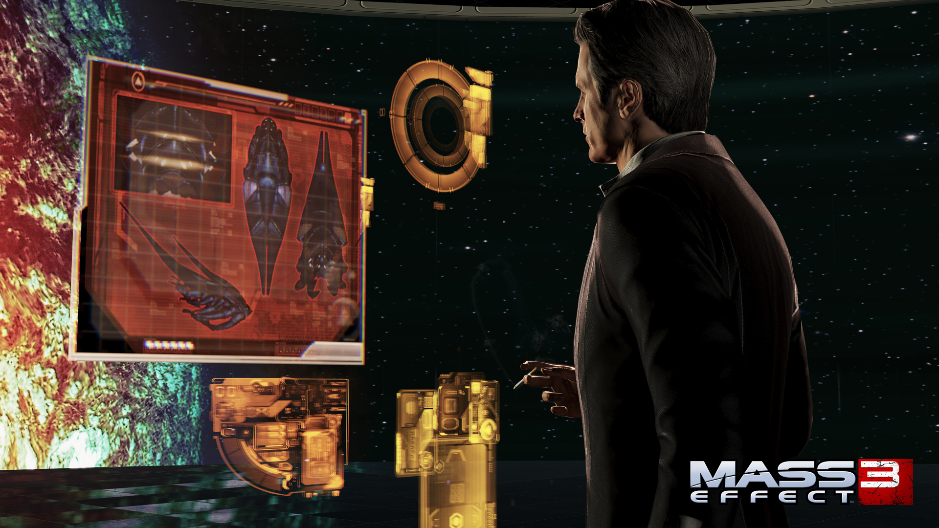 Скачати мобільні шпалери Ілюзорна Людина, Mass Effect 3, Масовий Ефект, Відеогра безкоштовно.