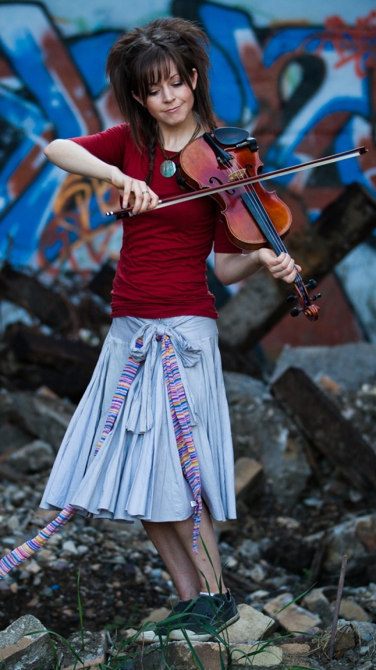 Handy-Wallpaper Musik, Lindsey Stirling kostenlos herunterladen.