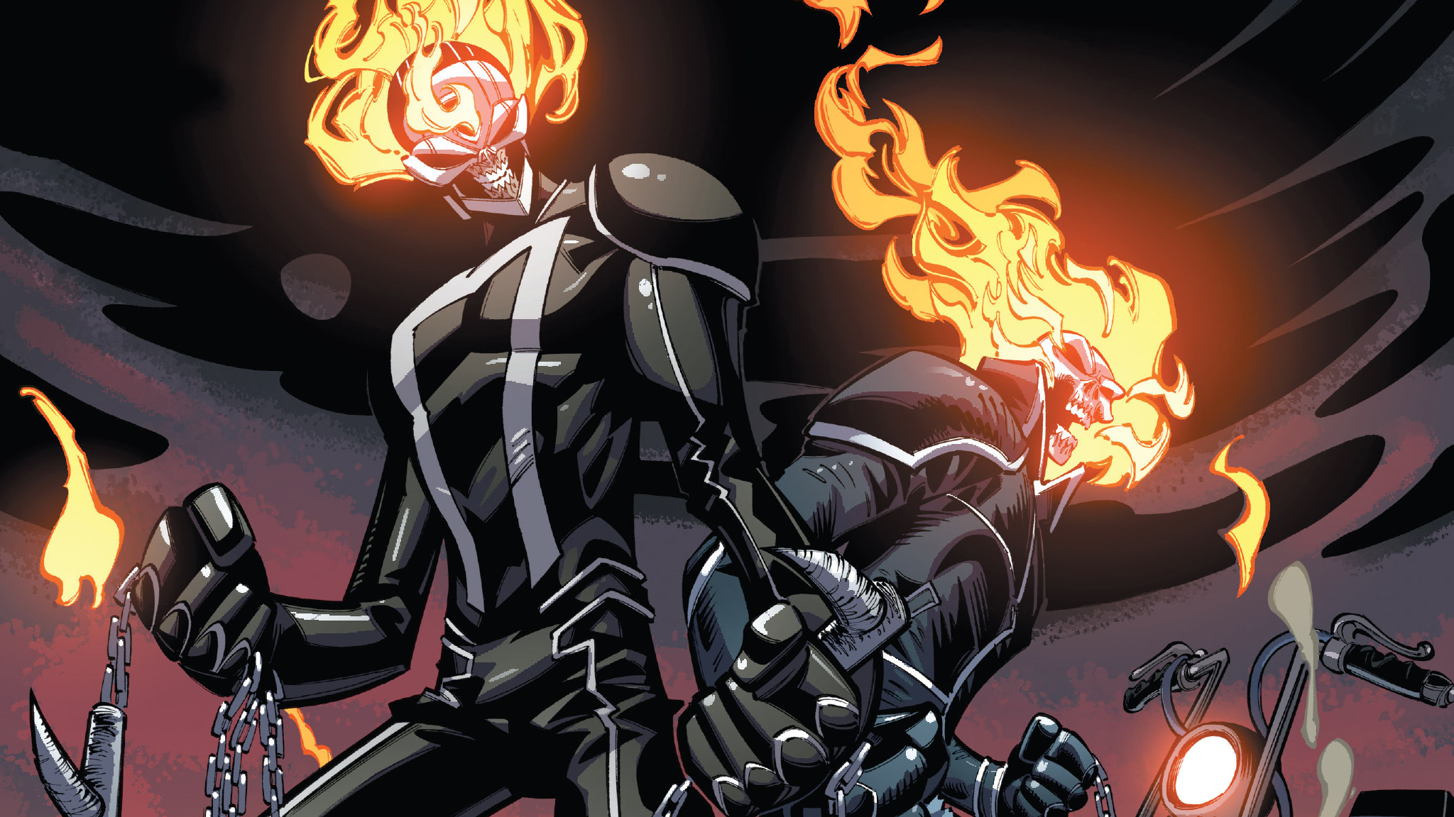 comics, ghost rider, all new ghost rider, robbie reyes