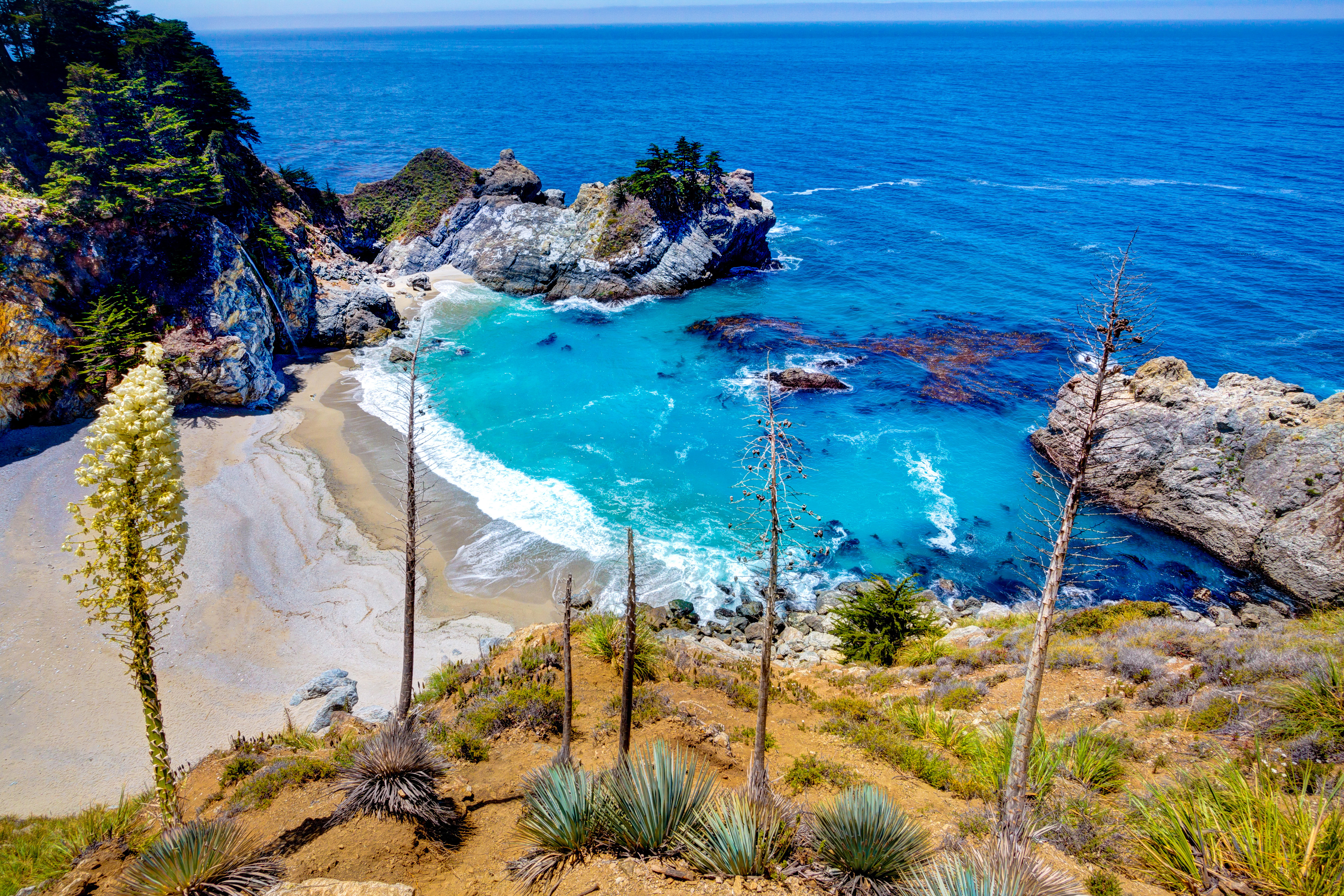 Descarga gratis la imagen Naturaleza, Playa, Horizonte, Costa, Océano, Tierra/naturaleza en el escritorio de tu PC