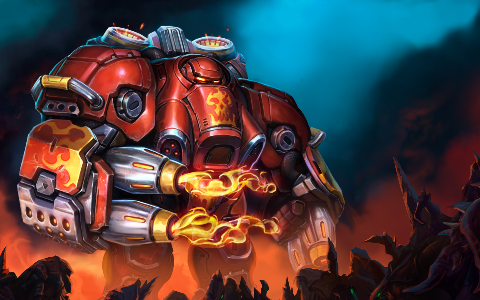 Download mobile wallpaper Video Game, Heroes Of The Storm, Blaze (Starcraft) for free.