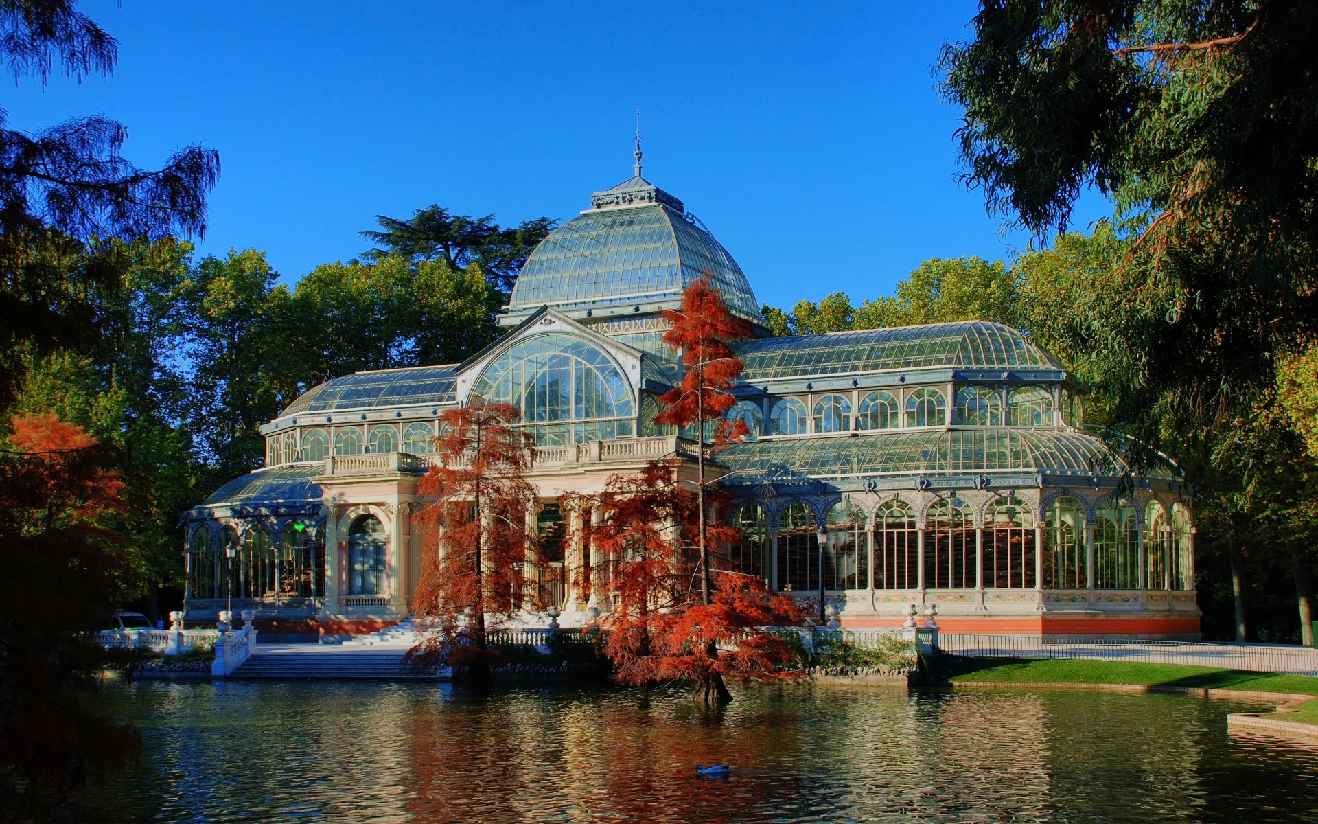 642152 télécharger le fond d'écran construction humaine, palais de cristal (madrid) - économiseurs d'écran et images gratuitement