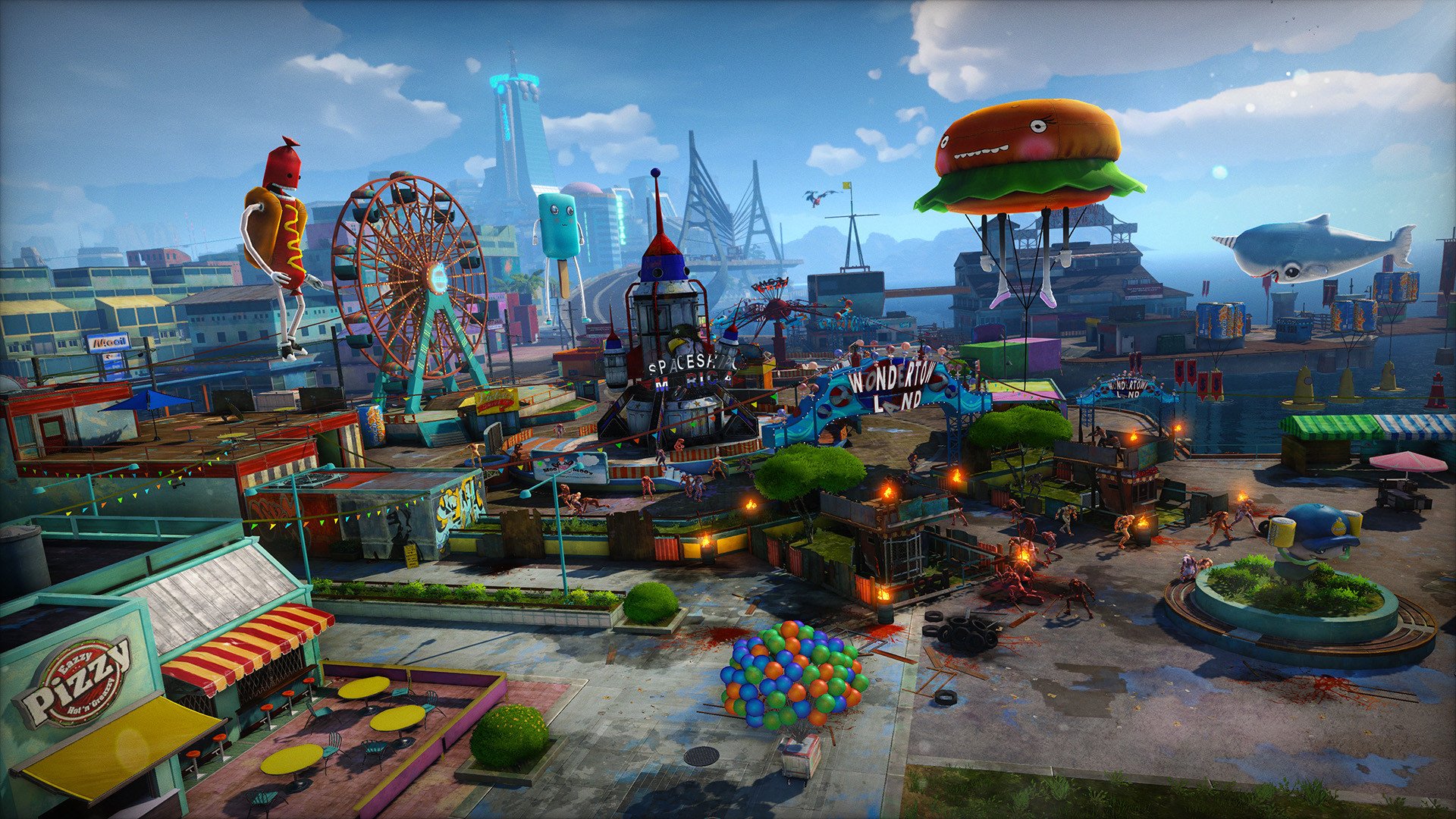 652865 baixar papel de parede videogame, sunset overdrive - protetores de tela e imagens gratuitamente