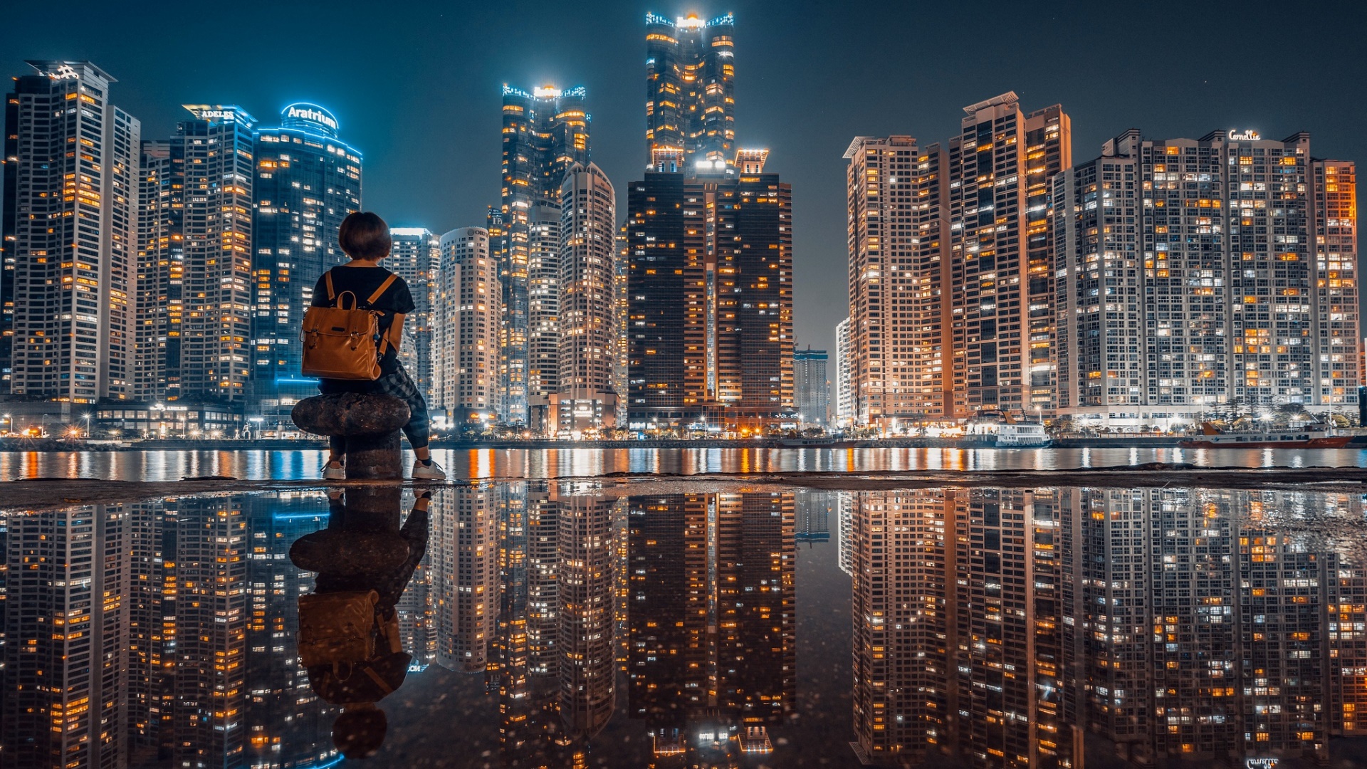 Скачать обои бесплатно Город, Отражение, Фотографии картинка на рабочий стол ПК