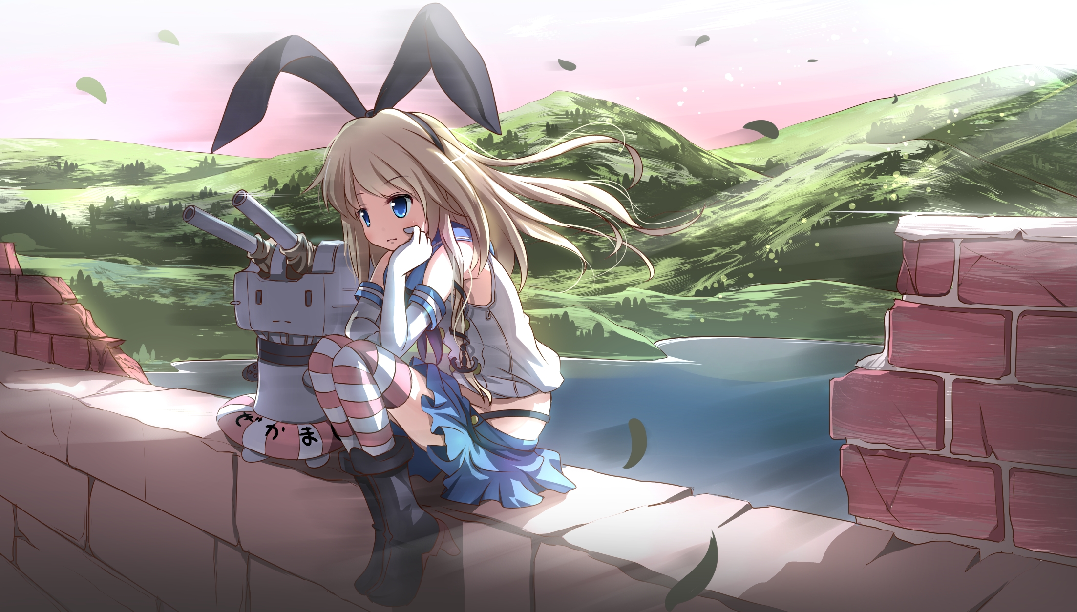 Laden Sie das Animes, Kantai Sammlung, Shimakaze (Kancolle)-Bild kostenlos auf Ihren PC-Desktop herunter