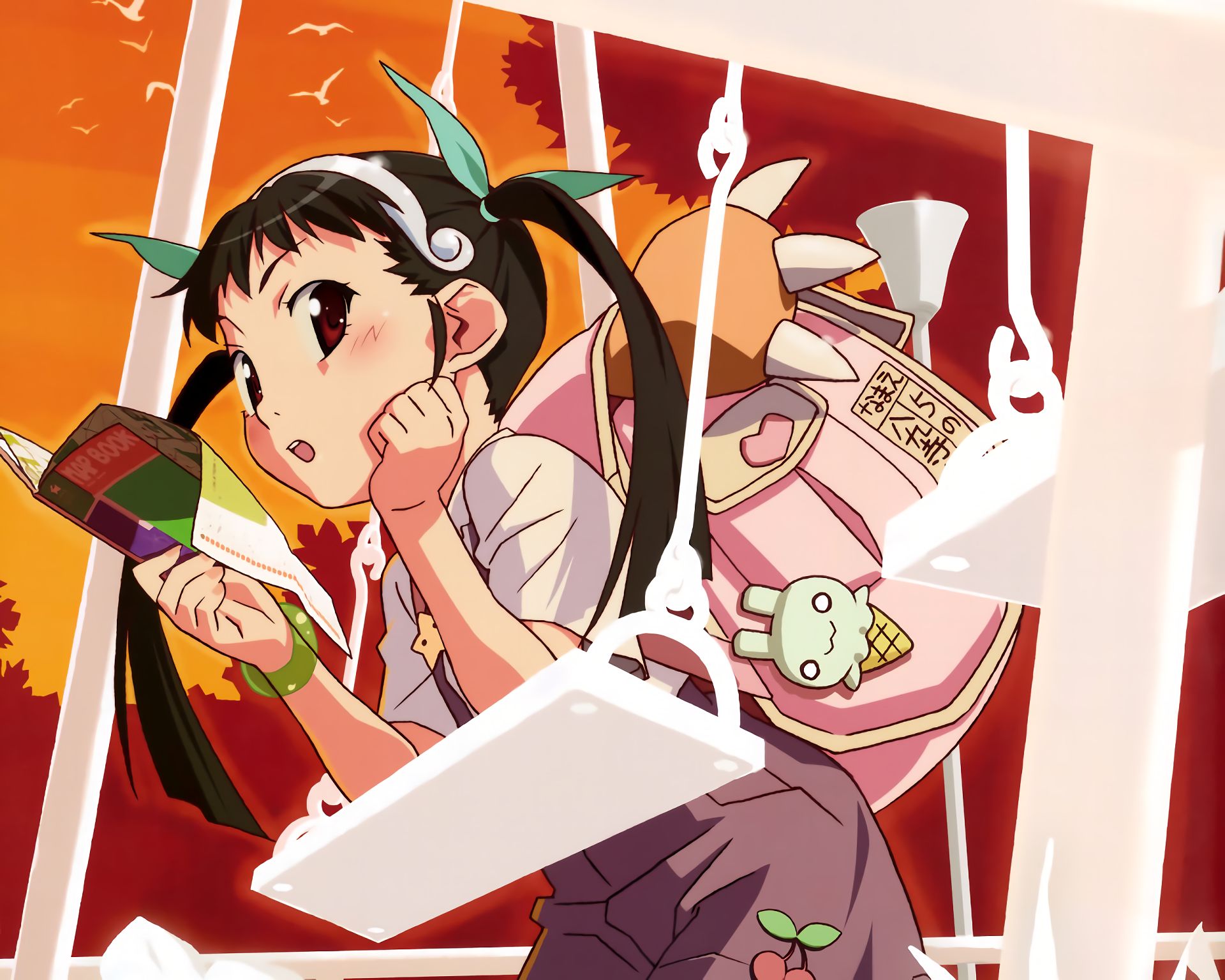 Free download wallpaper Anime, Cute, Monogatari (Series), Bakemonogatari, Mayoi Hachikuji on your PC desktop