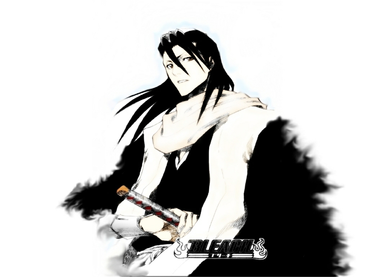 Download mobile wallpaper Byakuya Kuchiki, Bleach, Anime for free.