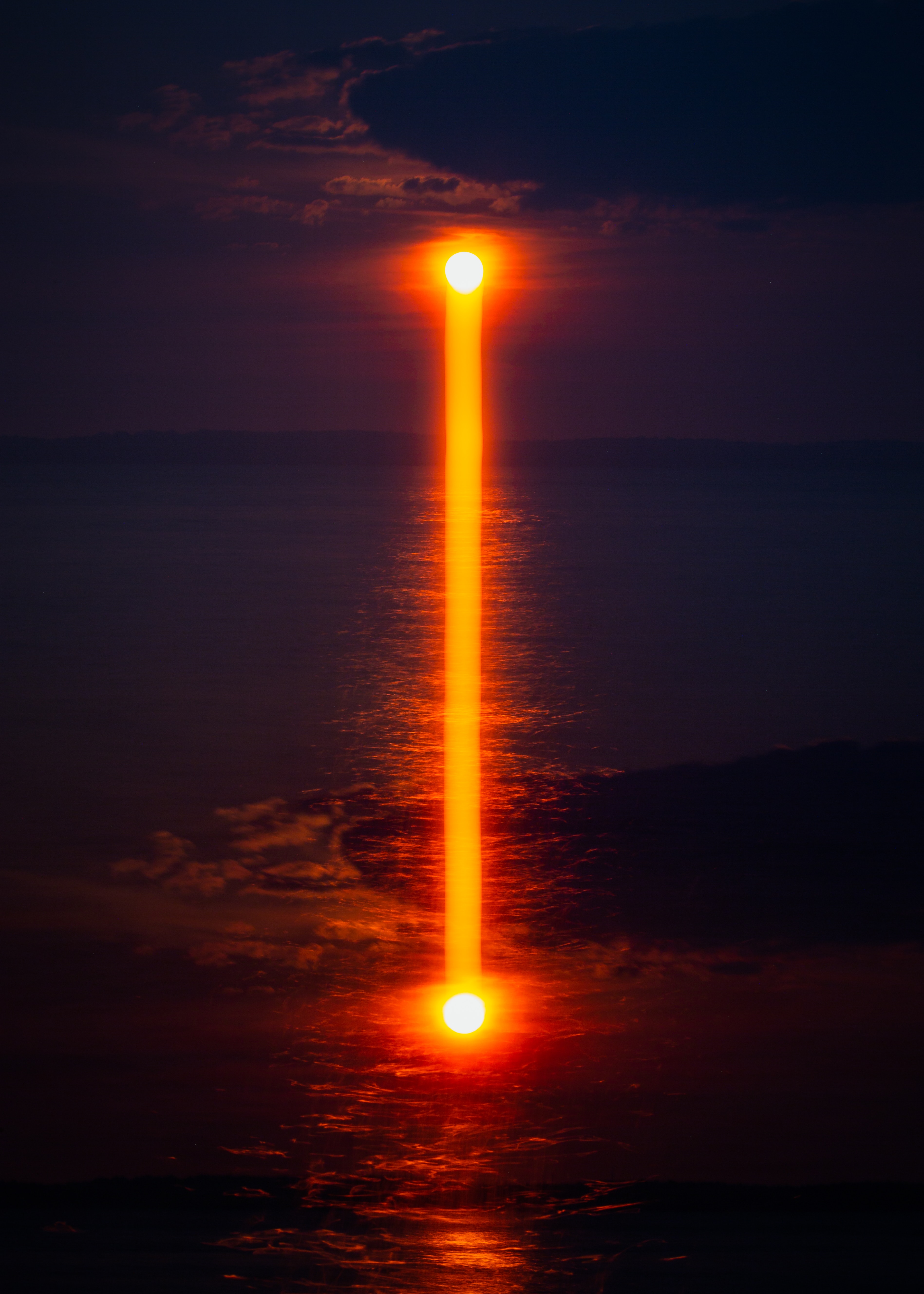 illusion, sunset, sun, reflection, dark High Definition image