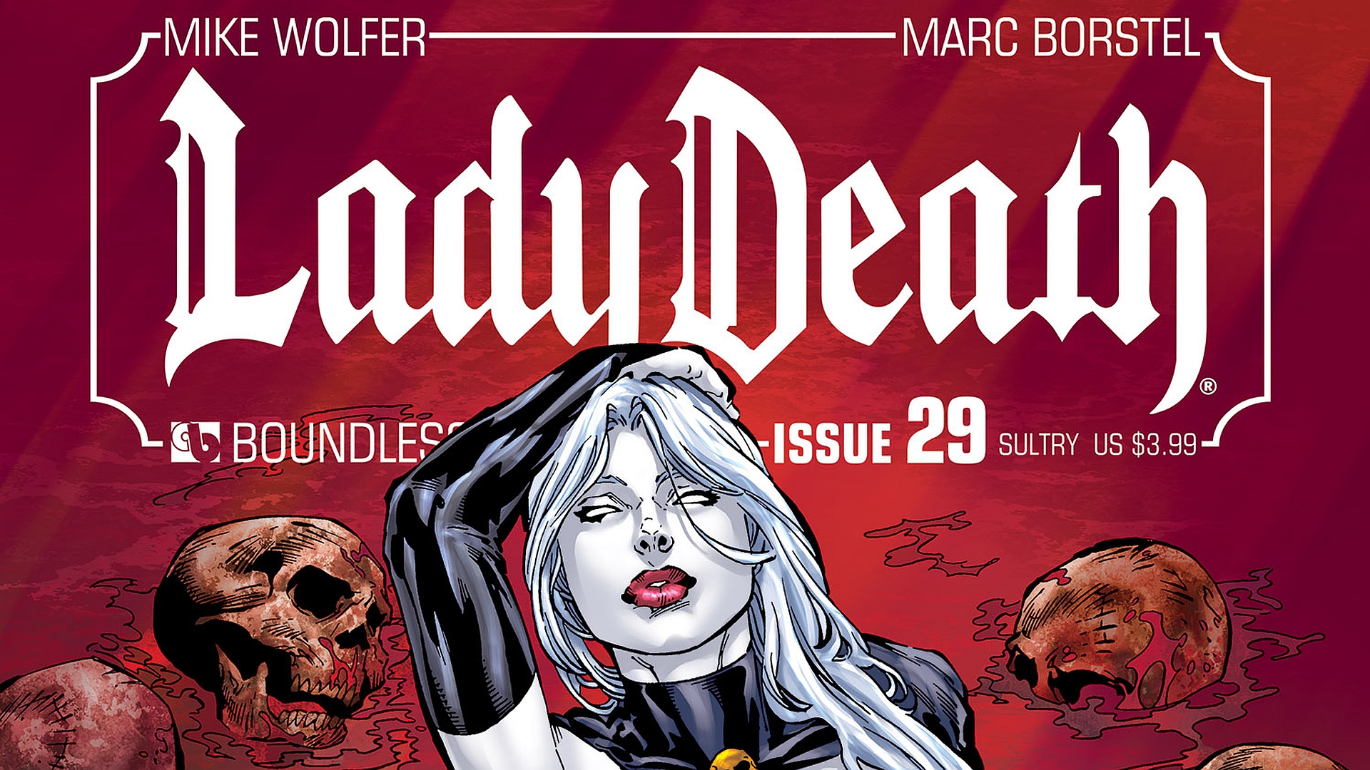 Free download wallpaper Comics, Lady Death on your PC desktop