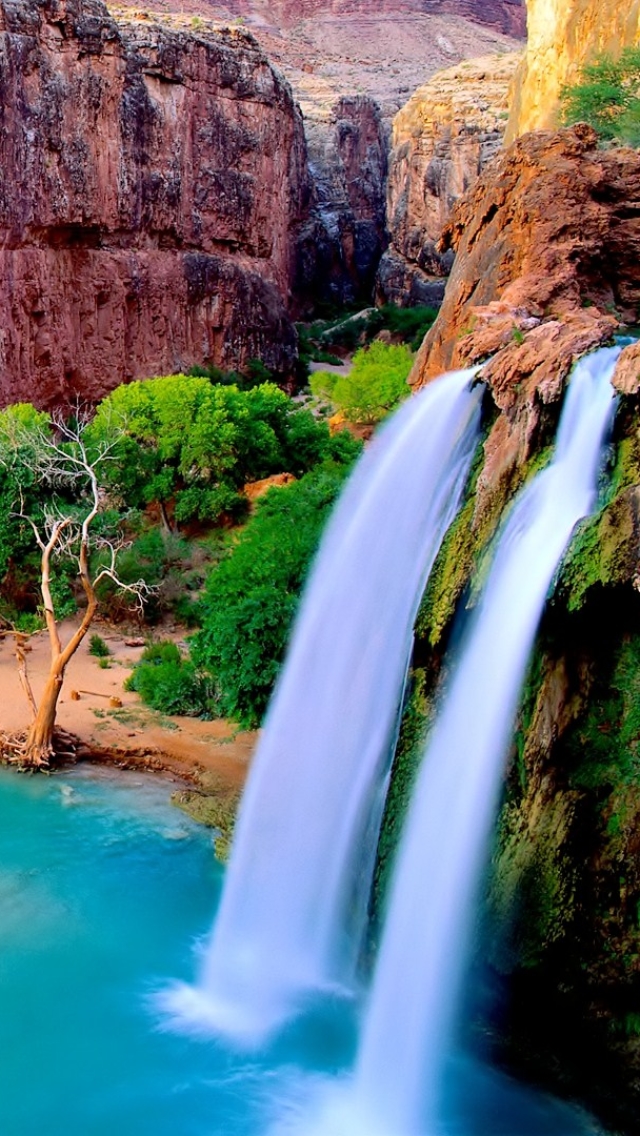 Descarga gratuita de fondo de pantalla para móvil de Cascadas, Cascada, Tierra/naturaleza.