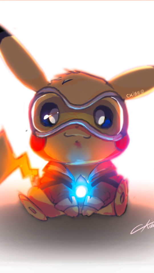 Download mobile wallpaper Pokémon, Crossover, Overwatch, Pikachu, Video Game, Tracer (Overwatch) for free.