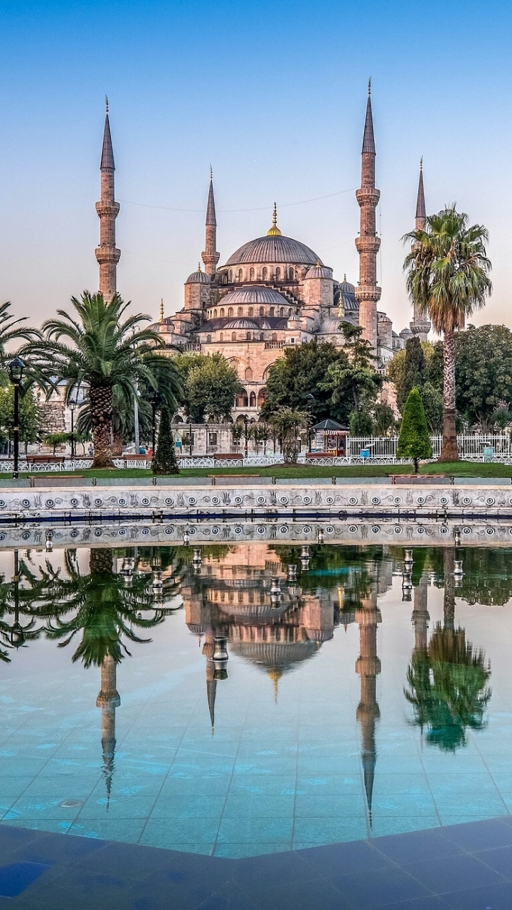 Download mobile wallpaper Turkey, Mosque, Religious, Sultan Ahmed Mosque, Istalbul, Mosques for free.