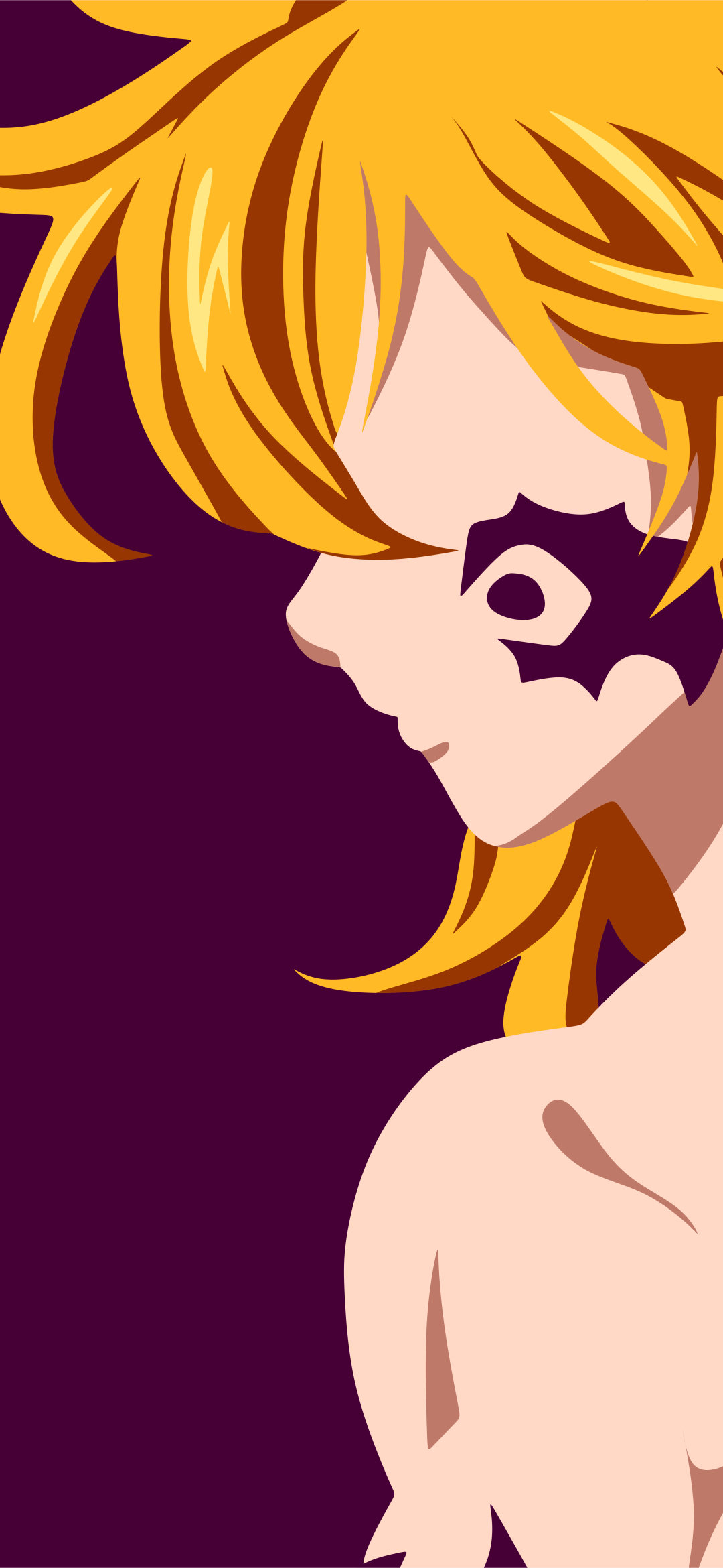Download mobile wallpaper Anime, Tattoo, Blonde, Long Hair, Minimalist, The Seven Deadly Sins, Derieri (The Seven Deadly Sins) for free.