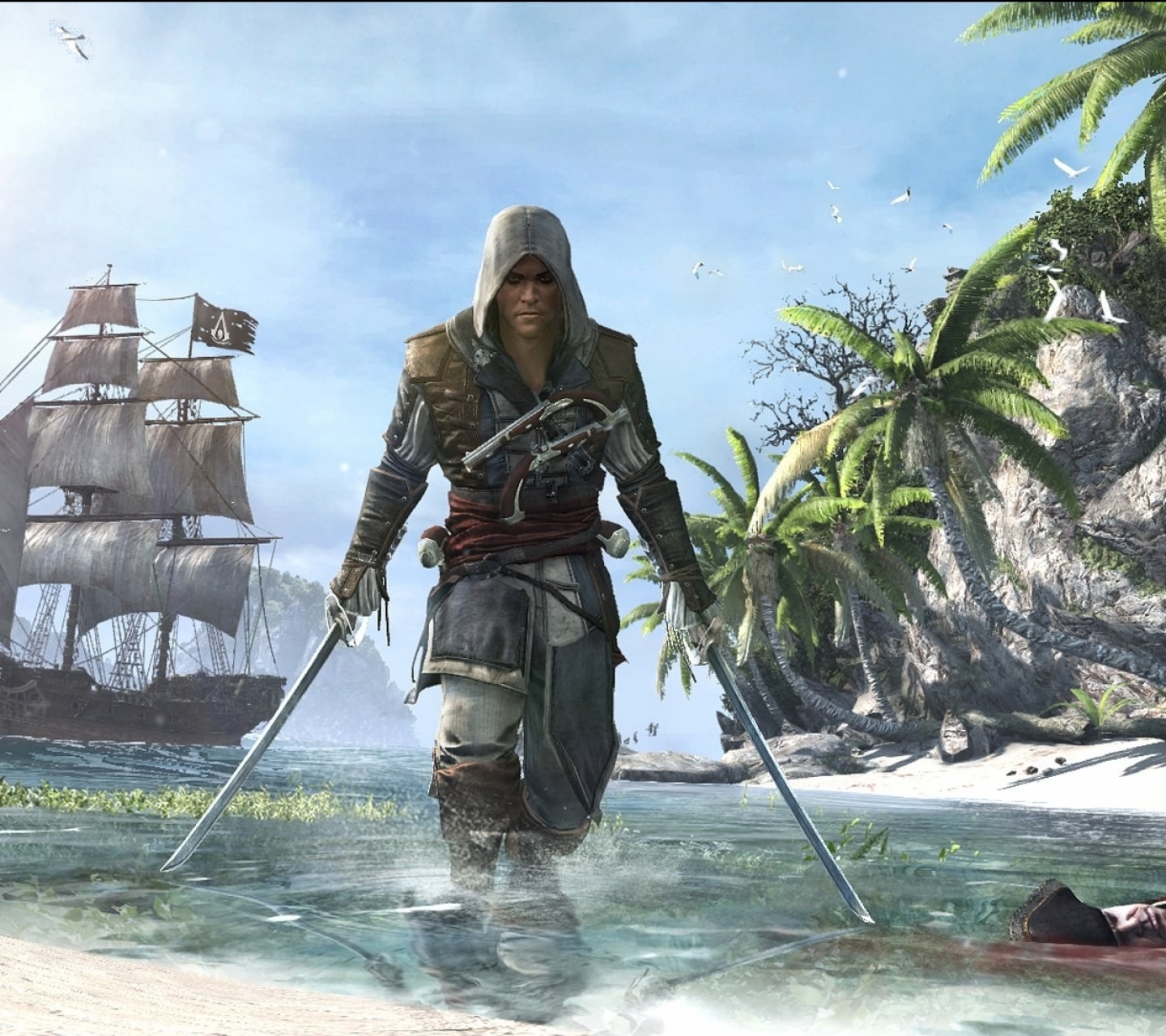 Скачать обои бесплатно Assassin's Creed Iv: Чёрный Флаг, Кредо Ассасина, Видеоигры картинка на рабочий стол ПК
