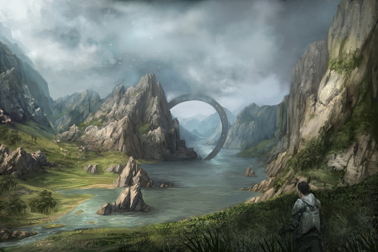 Free download wallpaper Landscape, Fantasy on your PC desktop