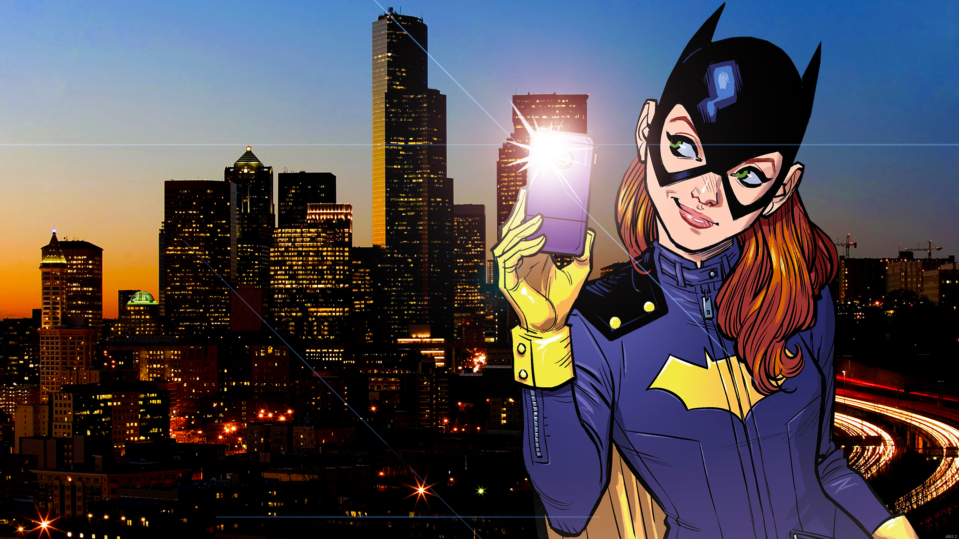 Handy-Wallpaper Comics, The Batman, Batgirl kostenlos herunterladen.