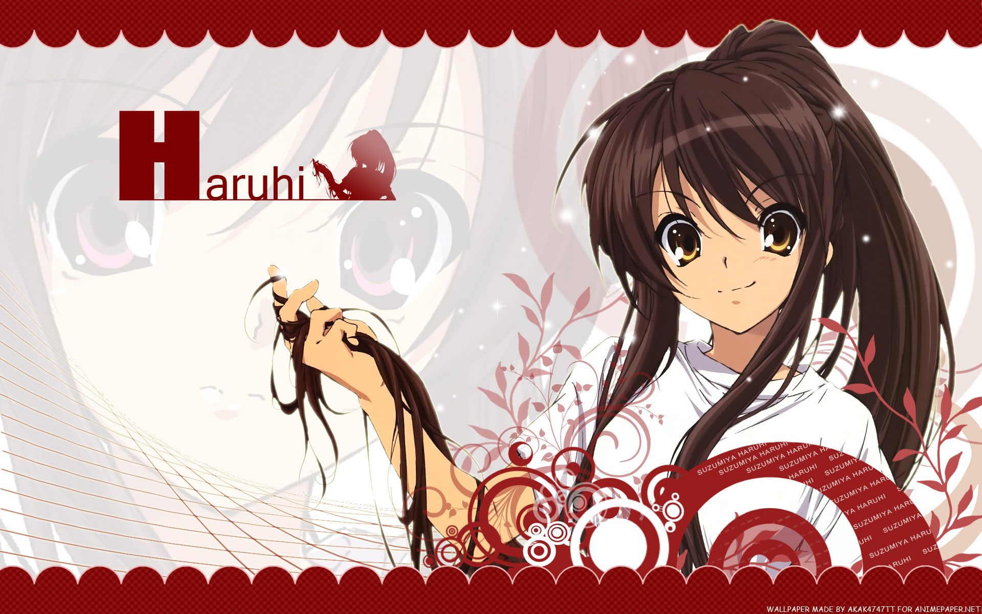 Download mobile wallpaper The Melancholy Of Haruhi Suzumiya, Haruhi Suzumiya, Anime for free.