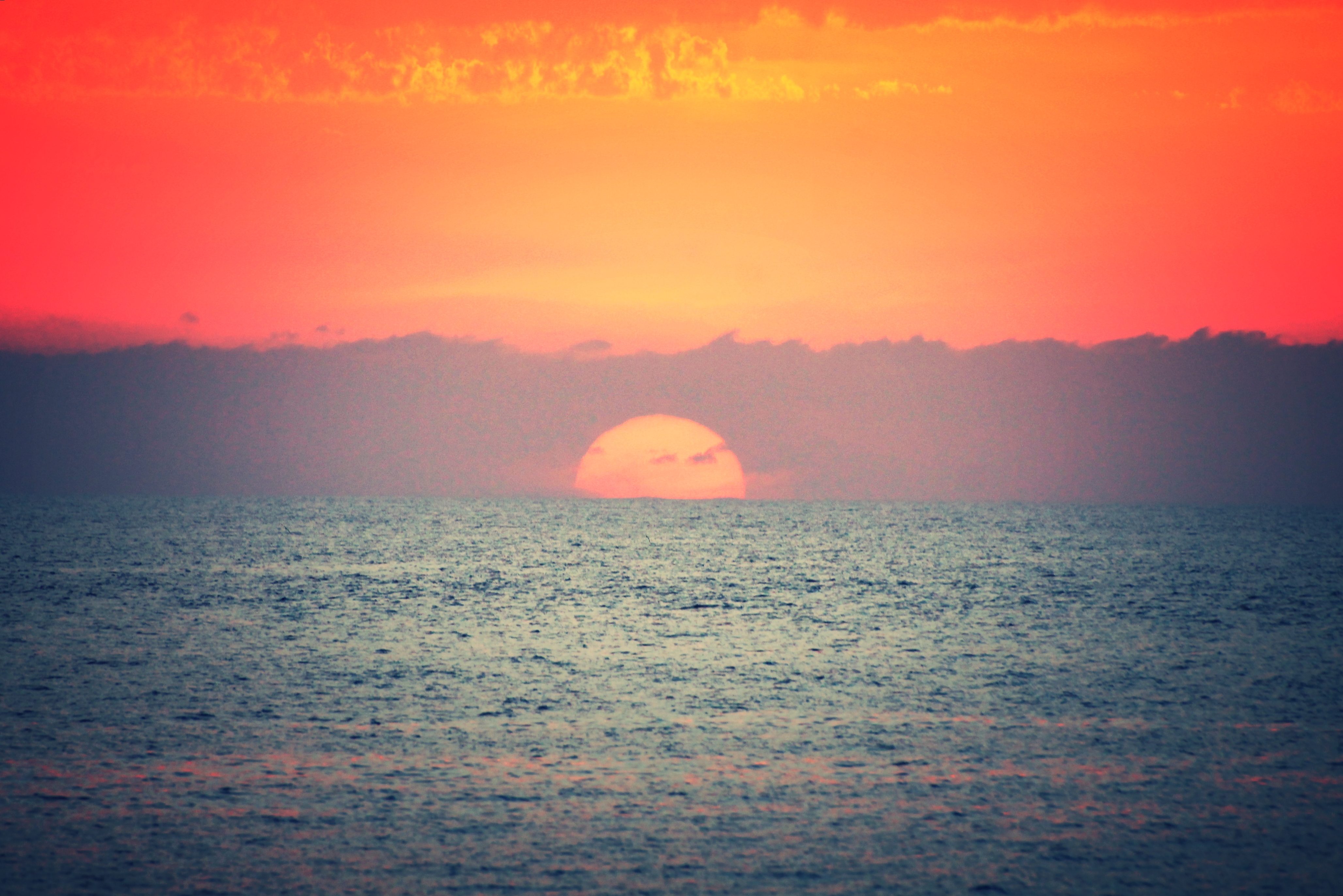 Descarga gratuita de fondo de pantalla para móvil de Naturaleza, Cielo, Horizonte, Océano, Atardecer, Tierra/naturaleza.