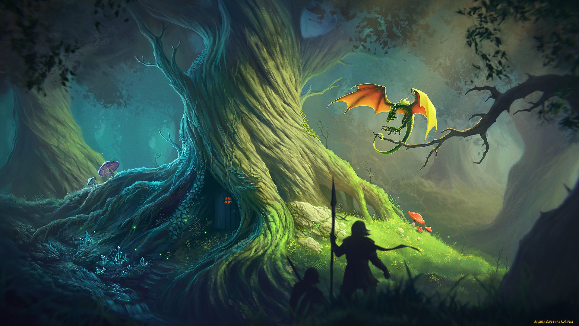 Free download wallpaper Fantasy, Dragon on your PC desktop