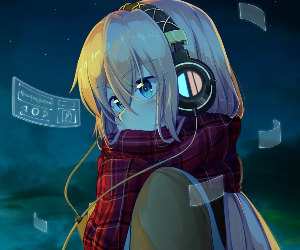 Download mobile wallpaper Anime, Headphones, Vocaloid, Luka Megurine for free.