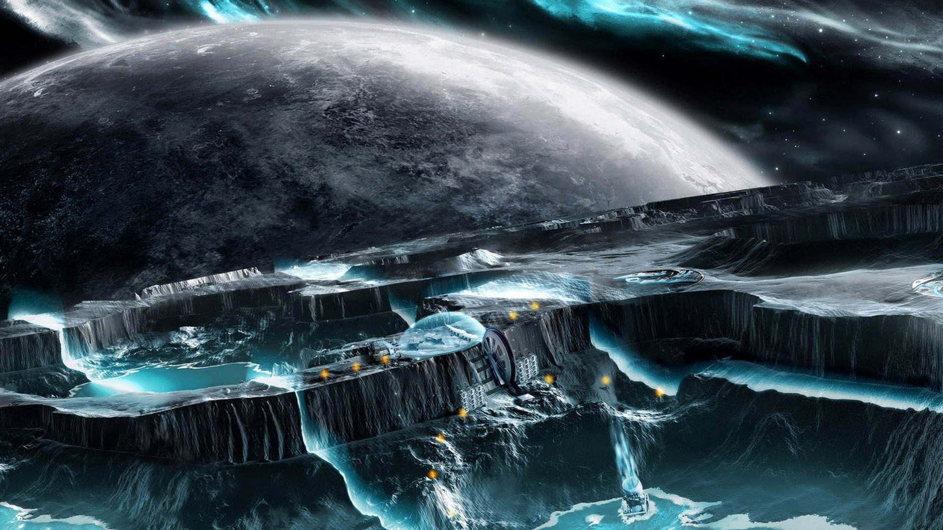 Free download wallpaper Space, Sci Fi, Planetscape on your PC desktop