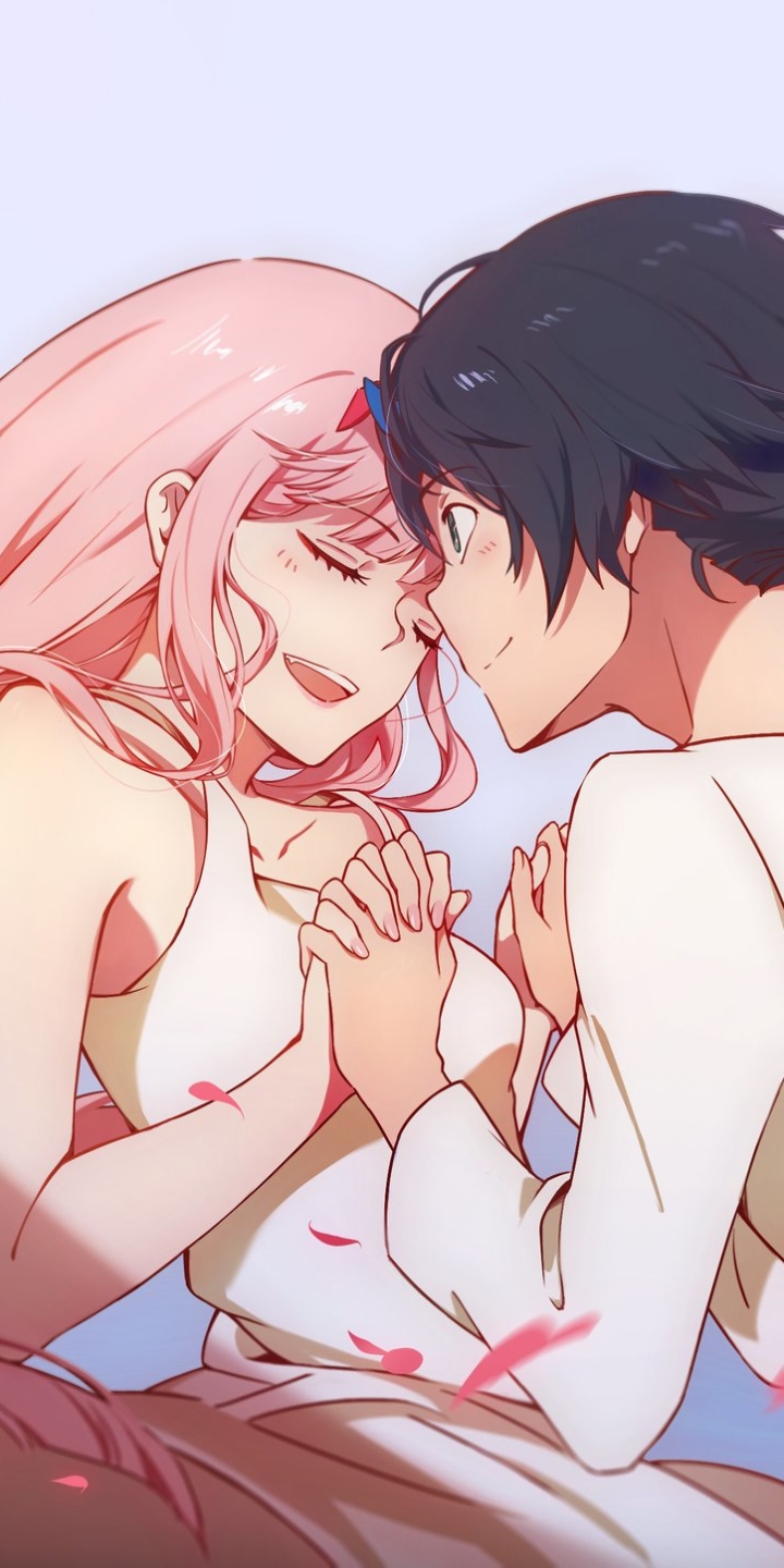 Descarga gratuita de fondo de pantalla para móvil de Animado, Darling In The Franxx, Zero Two (Darling En El Franxx), Hiro (Cariño En El Franxx), Cero Dos (Darling In The Franxx), Hiro (Darling In The Franxx).