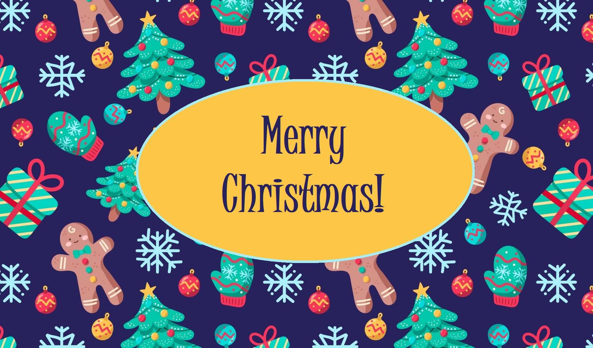 Download mobile wallpaper Christmas, Holiday, Gift, Christmas Tree, Snowflake, Cookie, Merry Christmas for free.