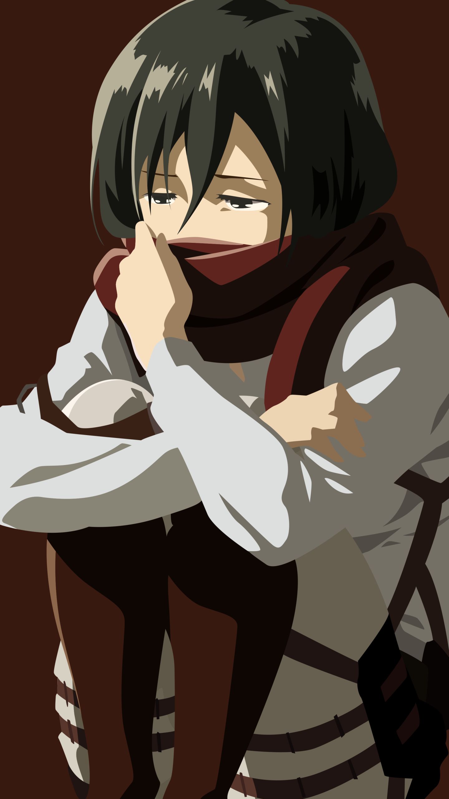 Baixar papel de parede para celular de Mikasa Ackerman, Ataque Dos Titãs, Anime gratuito.