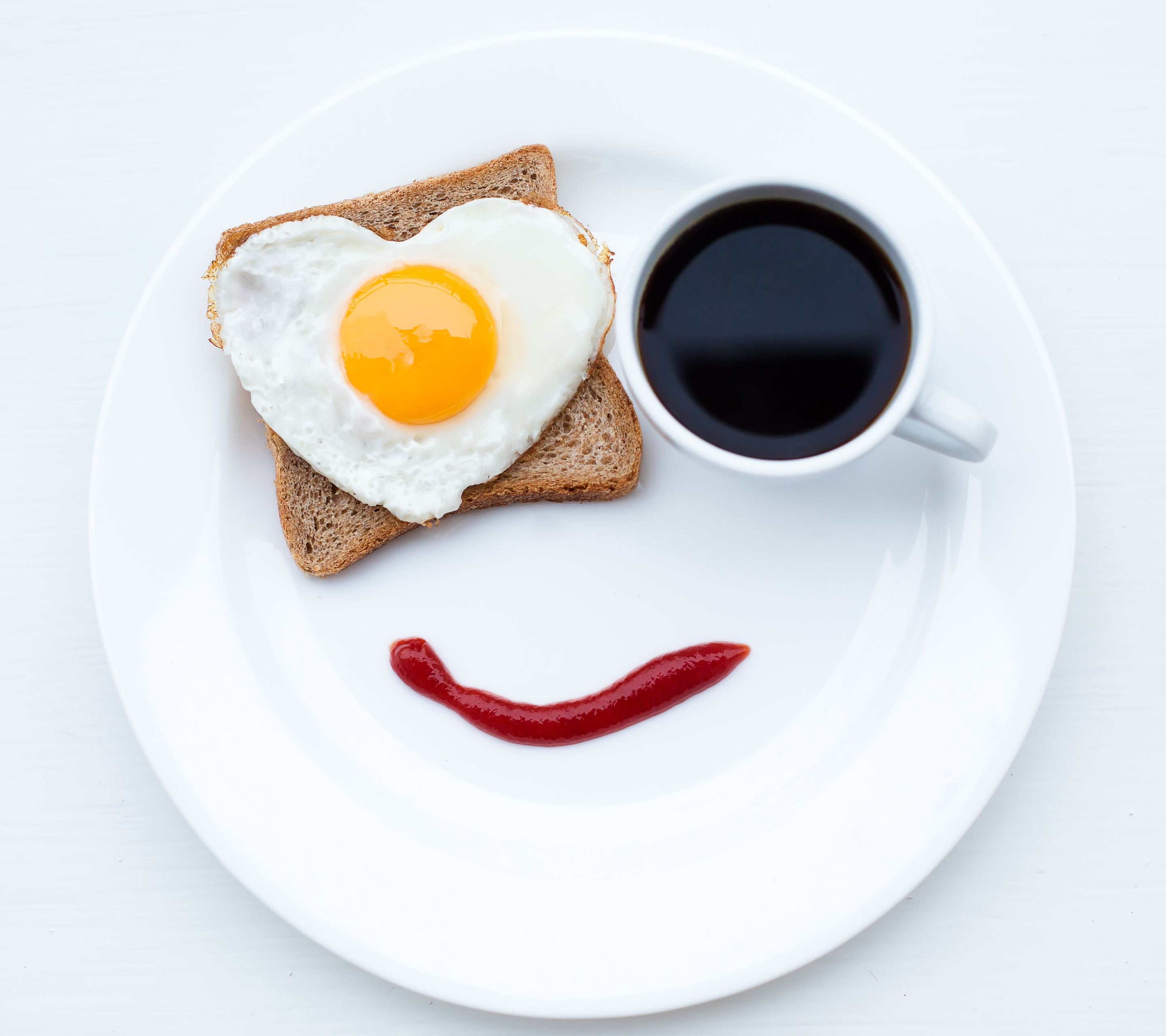 Free download wallpaper Food, Coffee, Face, Egg, Breakfast on your PC desktop