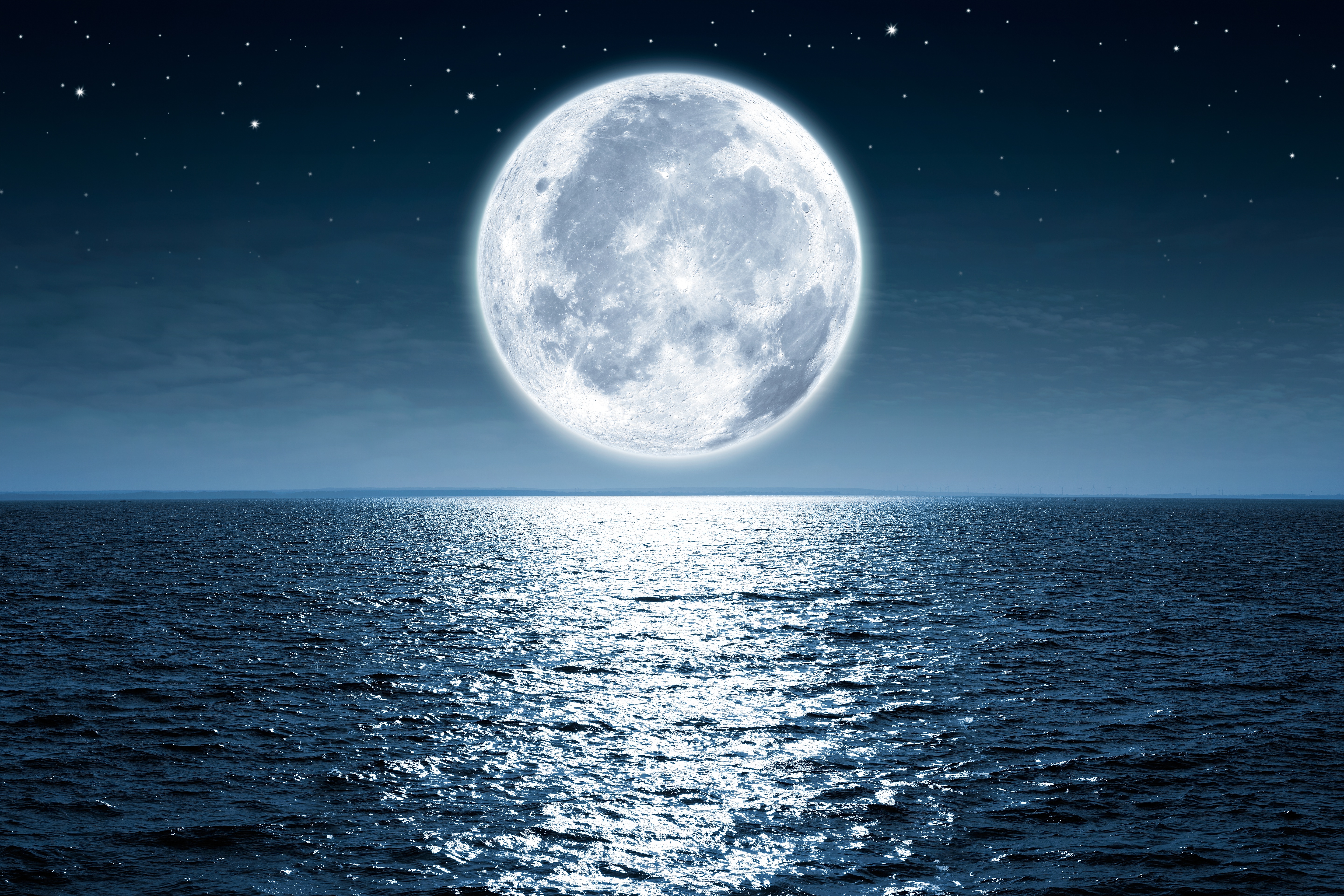 Laden Sie das Mond, Horizont, Ozean, Himmel, Erde/natur-Bild kostenlos auf Ihren PC-Desktop herunter