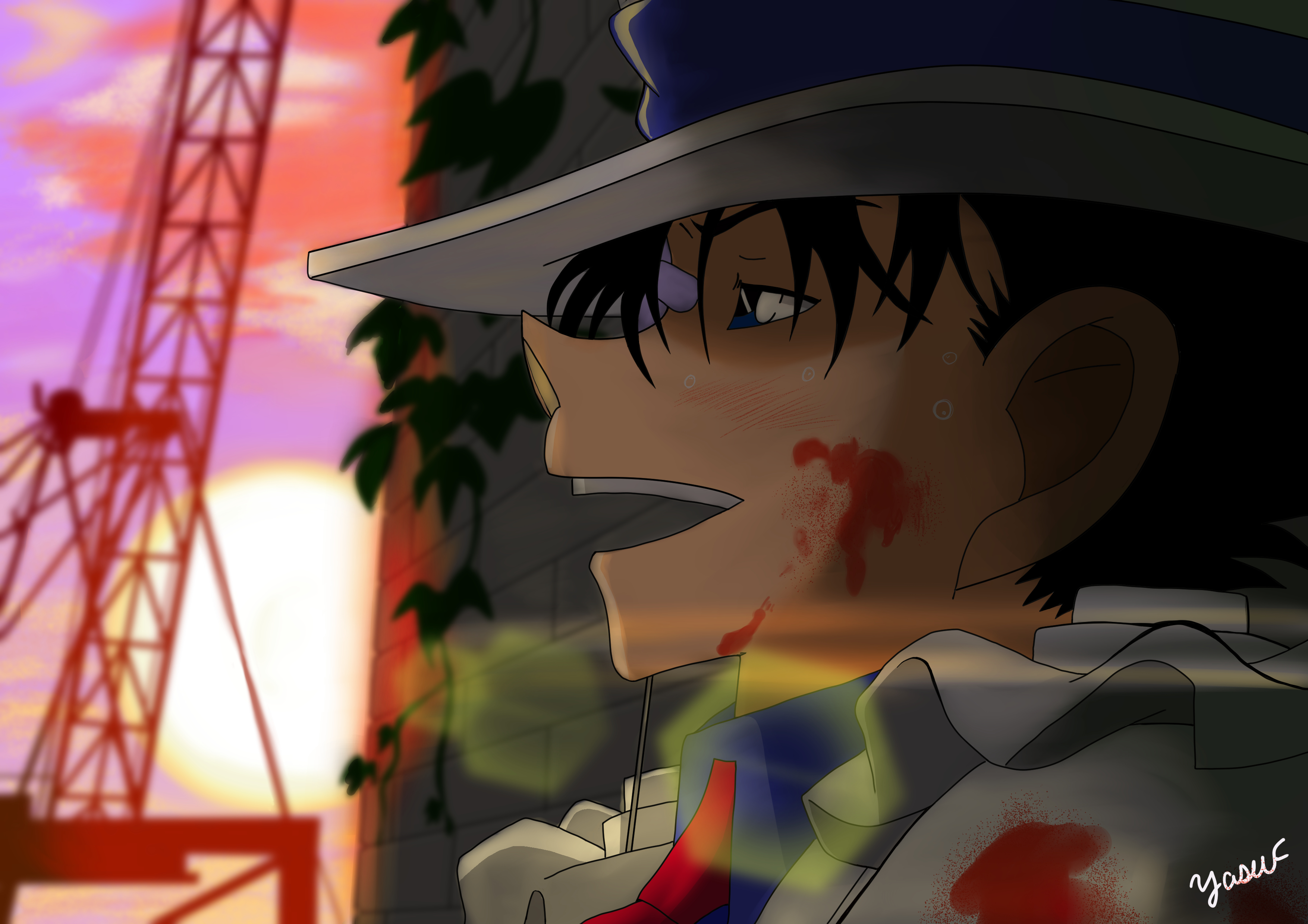 927442 Hintergrundbild herunterladen animes, detektiv conan, kaito kuroba - Bildschirmschoner und Bilder kostenlos