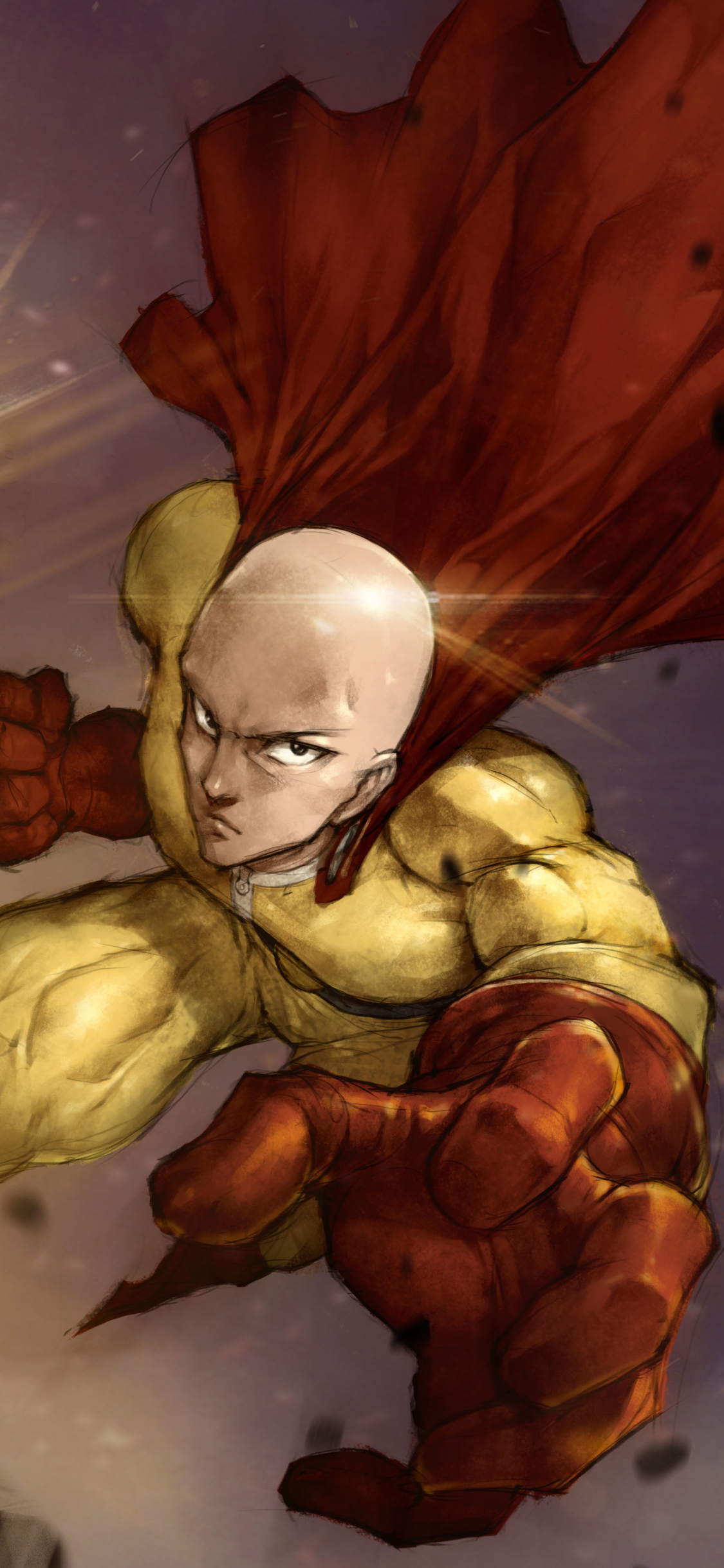 Descarga gratuita de fondo de pantalla para móvil de Animado, Saitama (Hombre De Un Solo Golpe), One Punch Man.