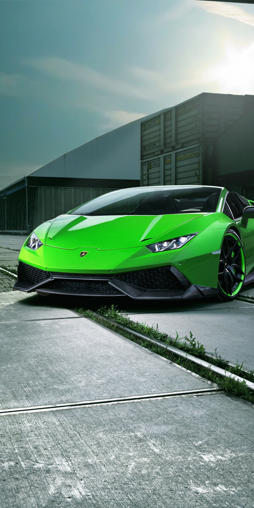 Descarga gratuita de fondo de pantalla para móvil de Lamborghini, Coche, Superdeportivo, Lamborghini Huracán, Vehículo, Vehículos, Coche Verde.