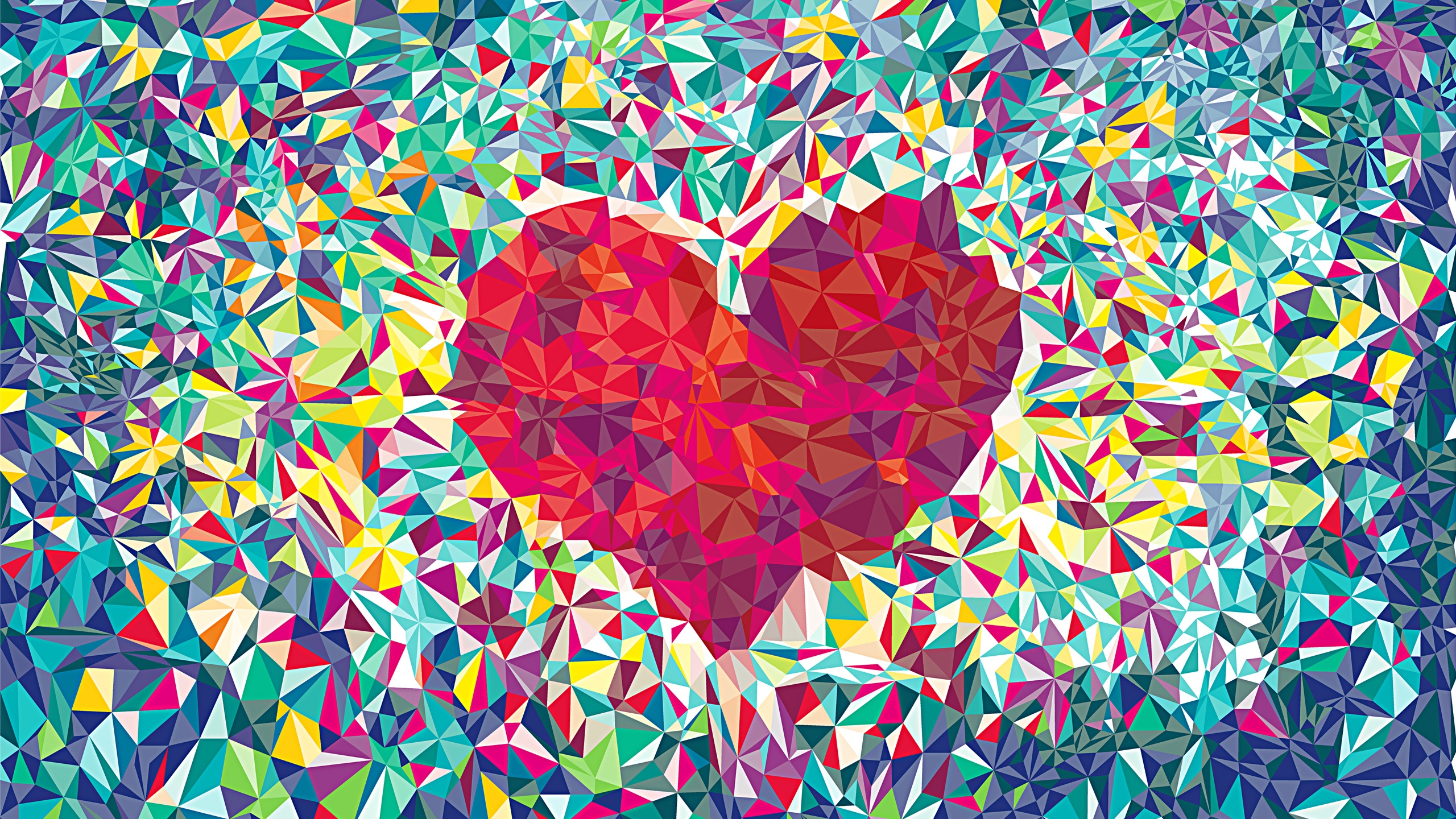 Free download wallpaper Colors, Heart, Artistic, Mind Teaser on your PC desktop
