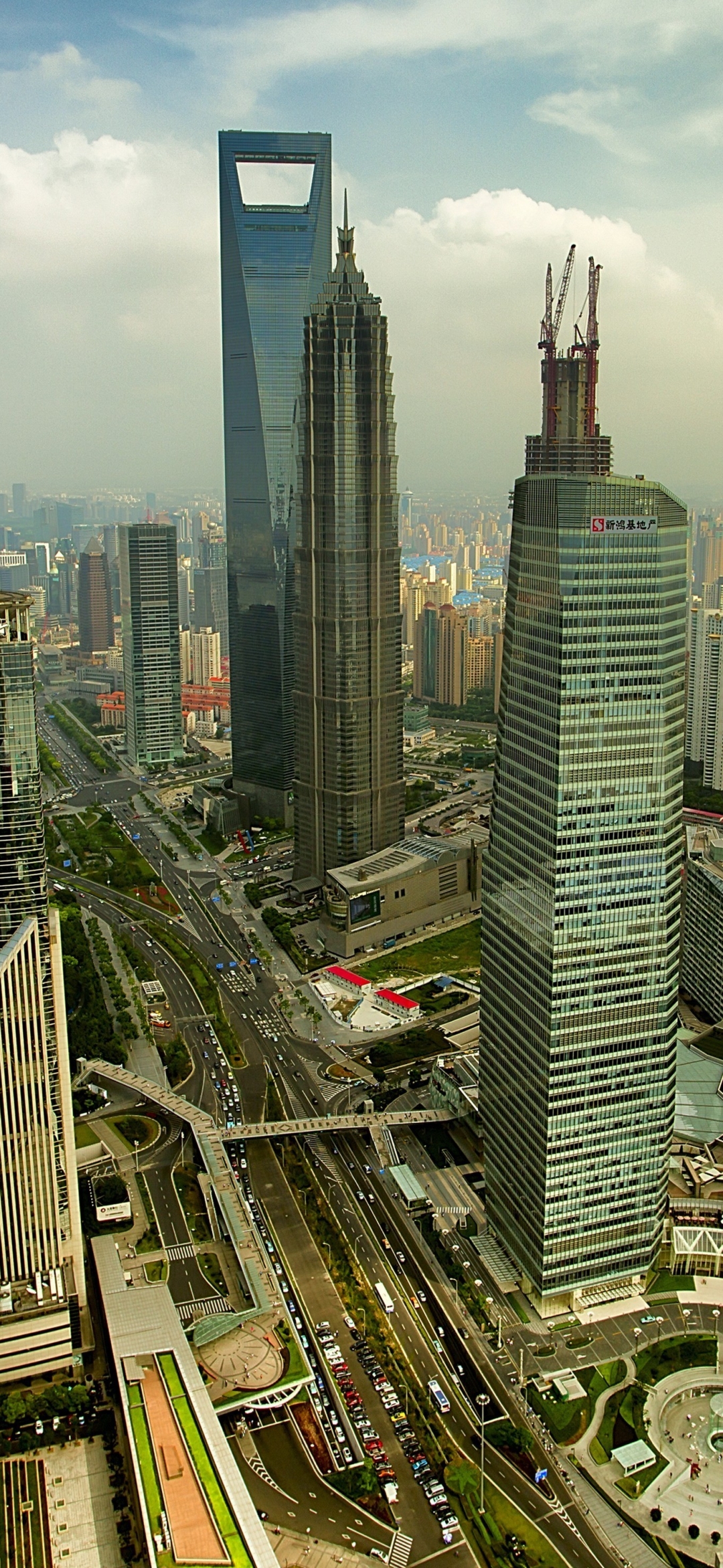 Скачать картинку Города, Китай, Шанхай, Сделано Человеком, Кита́й в телефон бесплатно.
