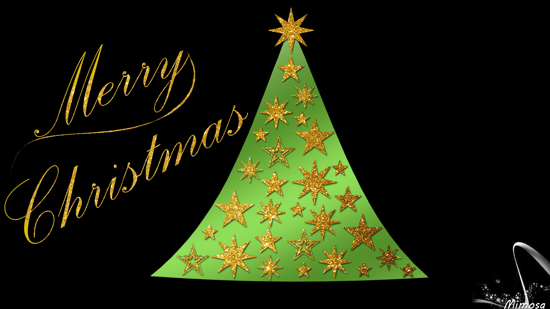 PCデスクトップにクリスマス, クリスマスツリー, 星, キラキラ, ホリデー画像を無料でダウンロード