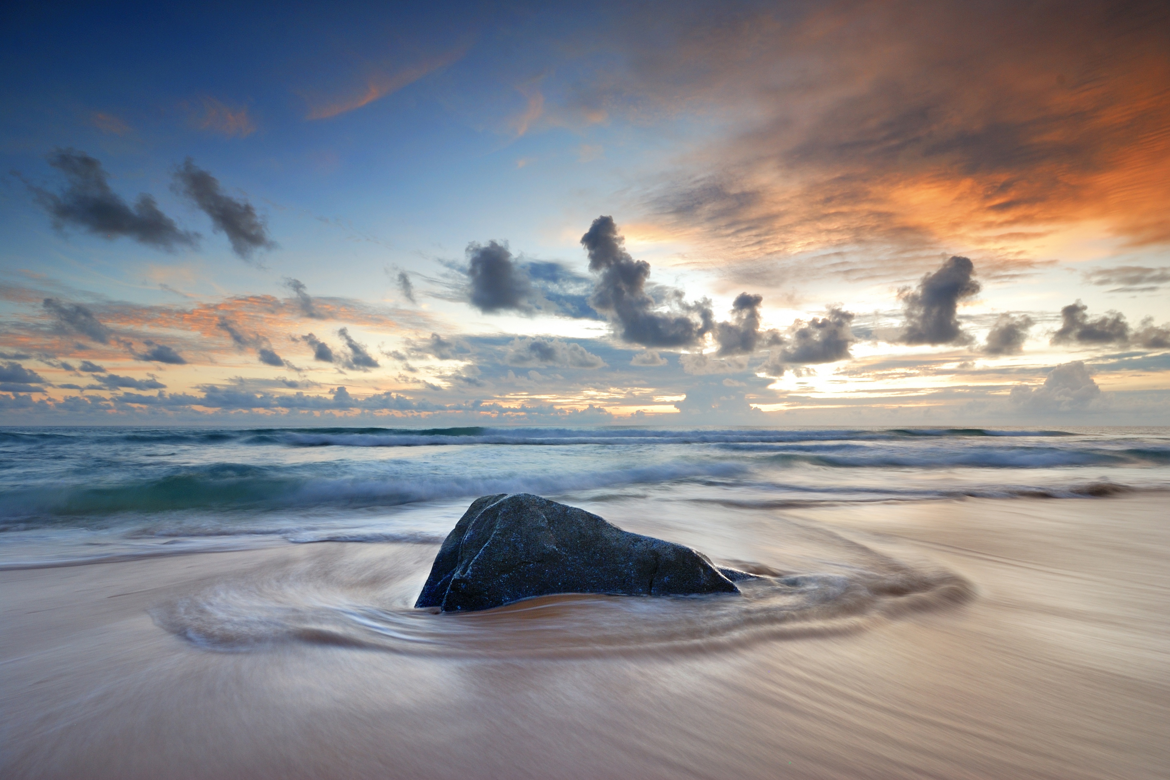 Download mobile wallpaper Nature, Sky, Horizon, Ocean, Earth, Cloud for free.